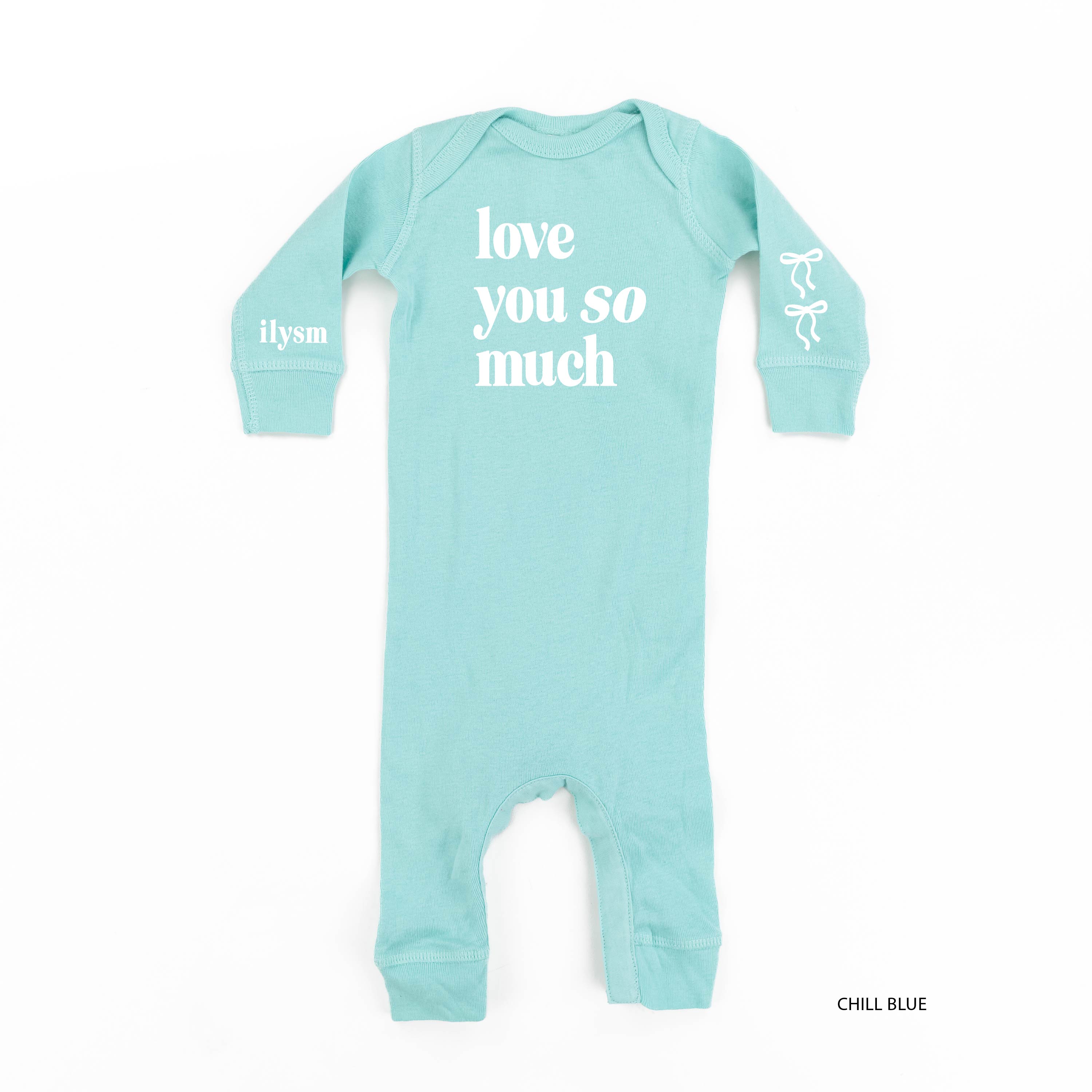 Love You So Much - ILYSM (w&sd) - Baby Sleeper Little Mama Shirt Shop