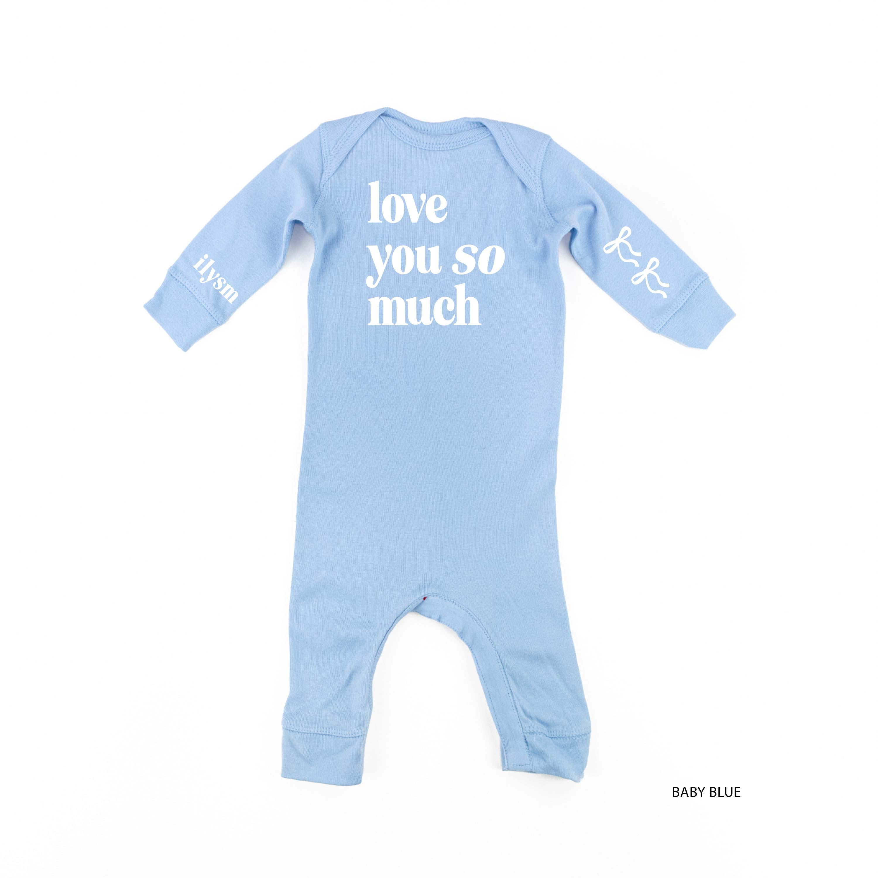 Love You So Much - ILYSM (w&sd) - Baby Sleeper Little Mama Shirt Shop