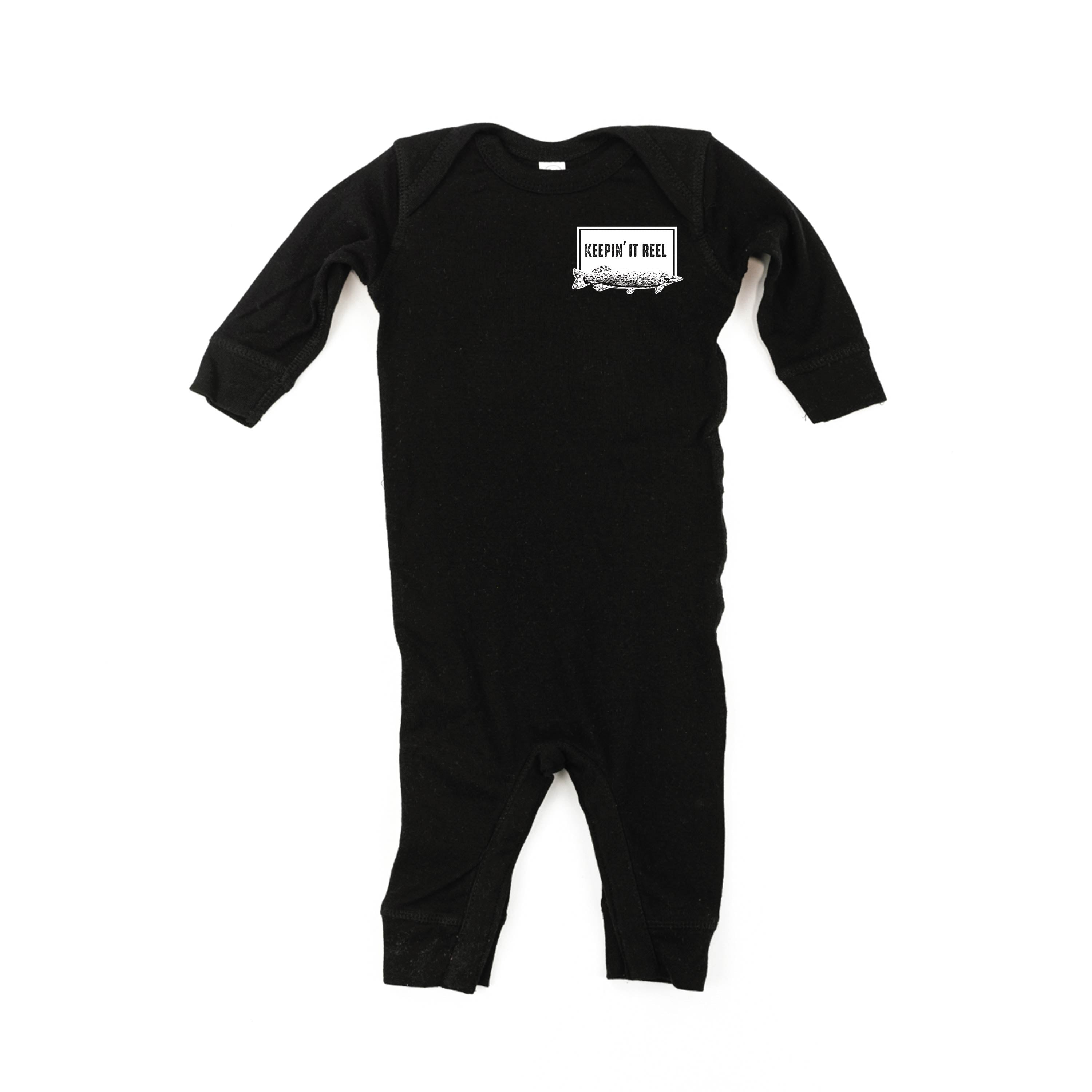 Keepin' It Reel - Fishing Reel (pf&b) - Baby Sleeper Little Mama Shirt Shop