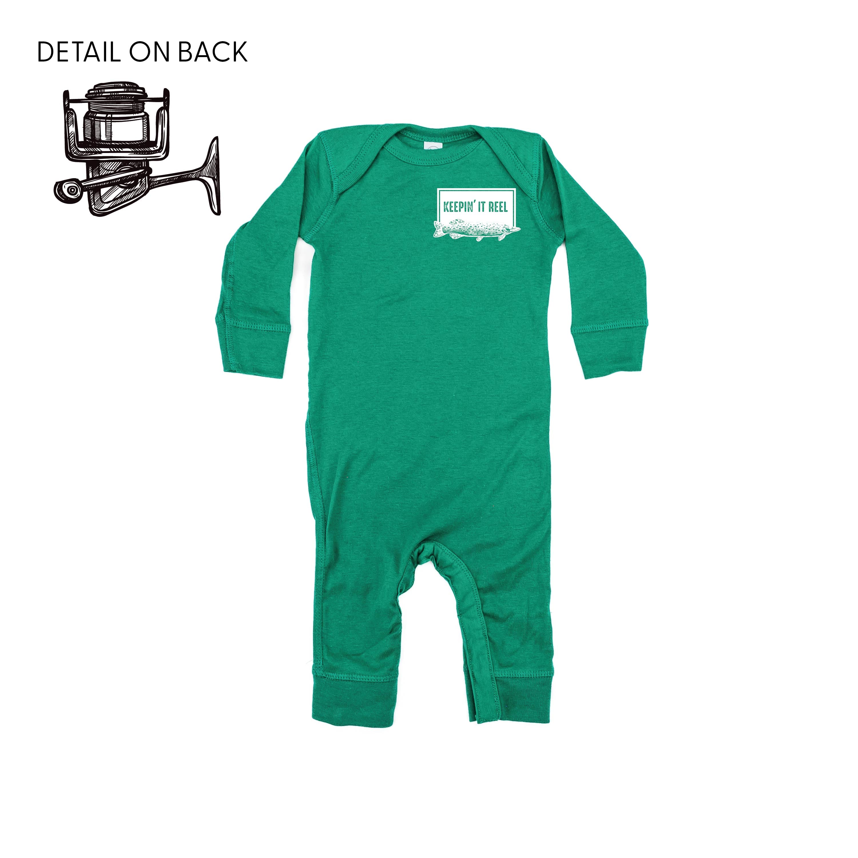 Keepin' It Reel - Fishing Reel (pf&b) - Baby Sleeper Little Mama Shirt Shop