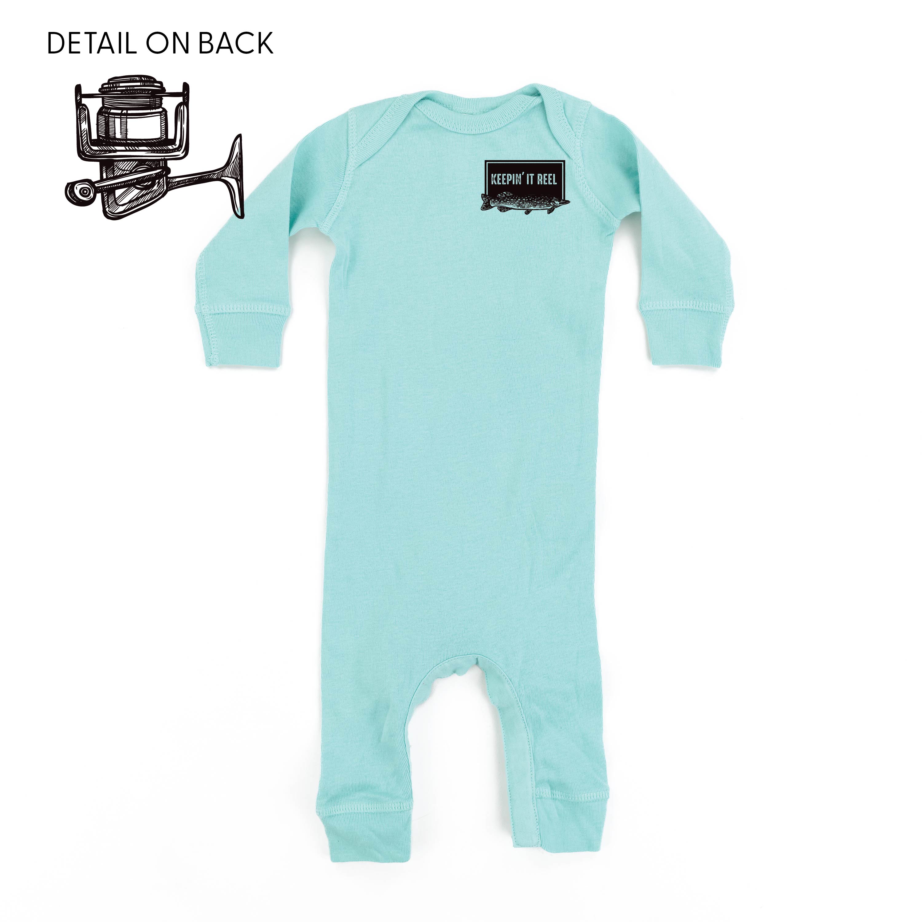 Keepin' It Reel - Fishing Reel (pf&b) - Baby Sleeper Little Mama Shirt Shop