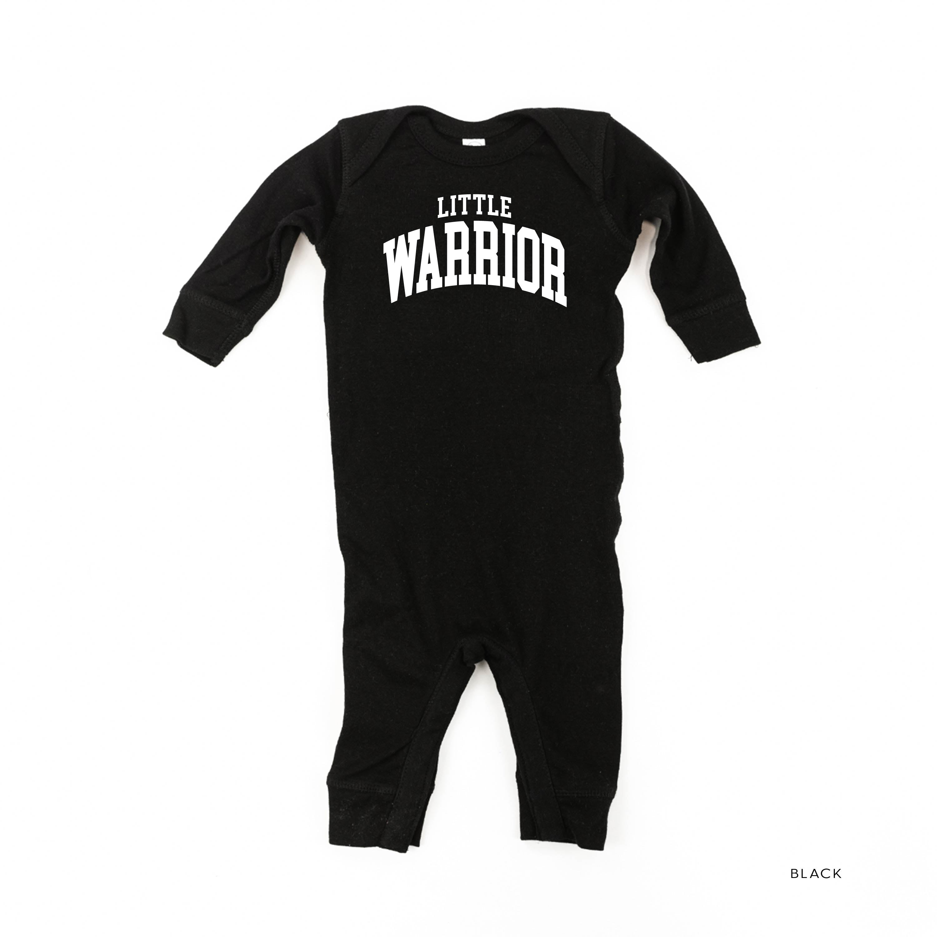 Little Warrior - Varsity - Baby Sleeper Little Mama Shirt Shop
