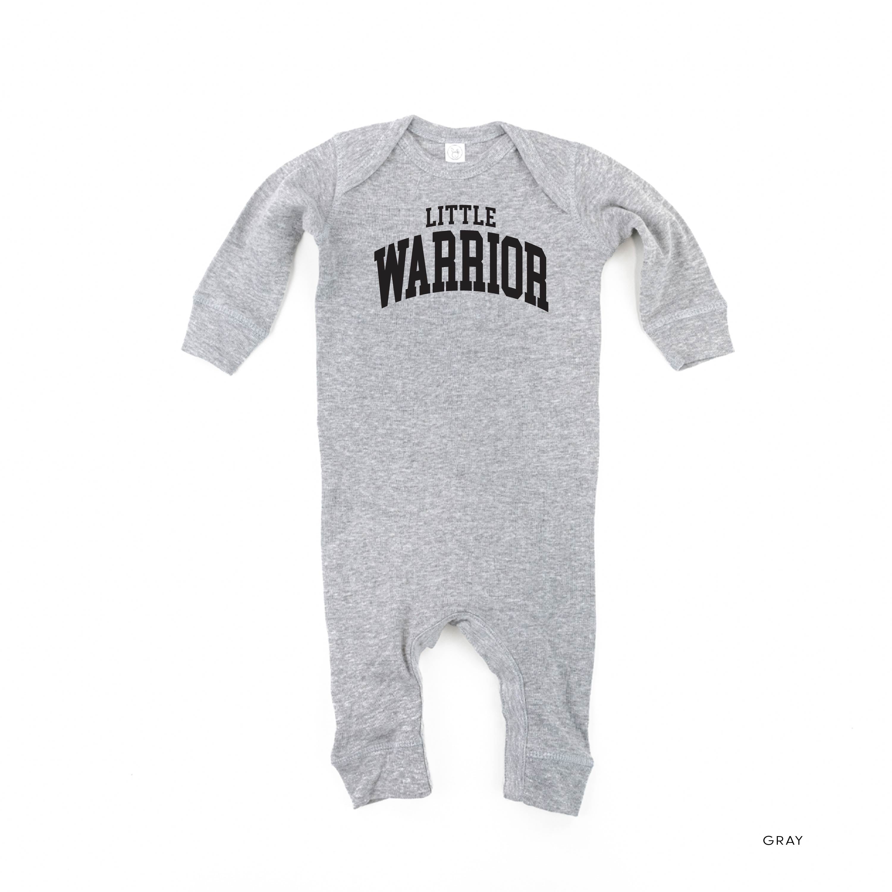 Little Warrior - Varsity - Baby Sleeper Little Mama Shirt Shop