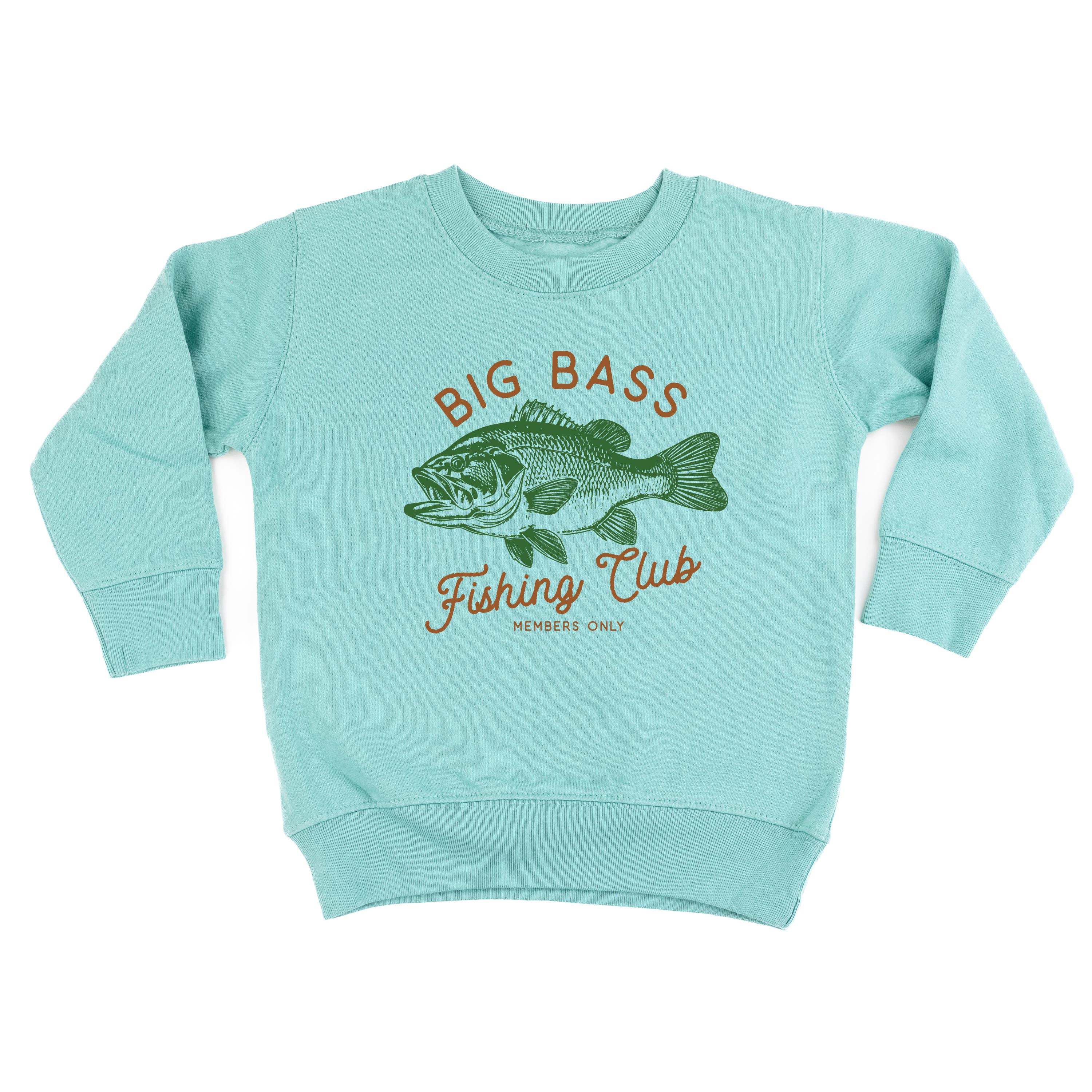 Big Bass Fishing Club - Child Sweater Little Mama Shirt Shop