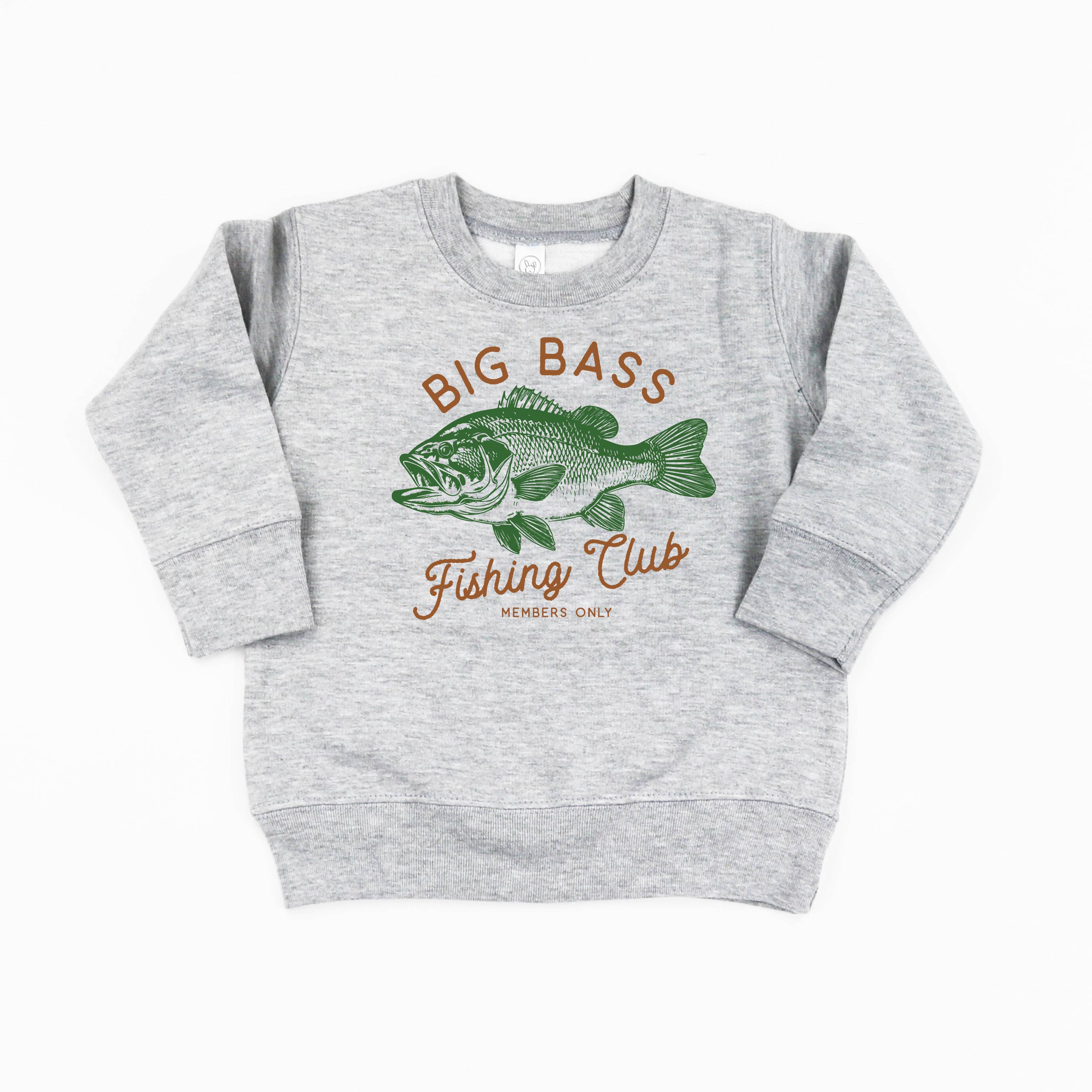 Big Bass Fishing Club - Child Sweater Little Mama Shirt Shop