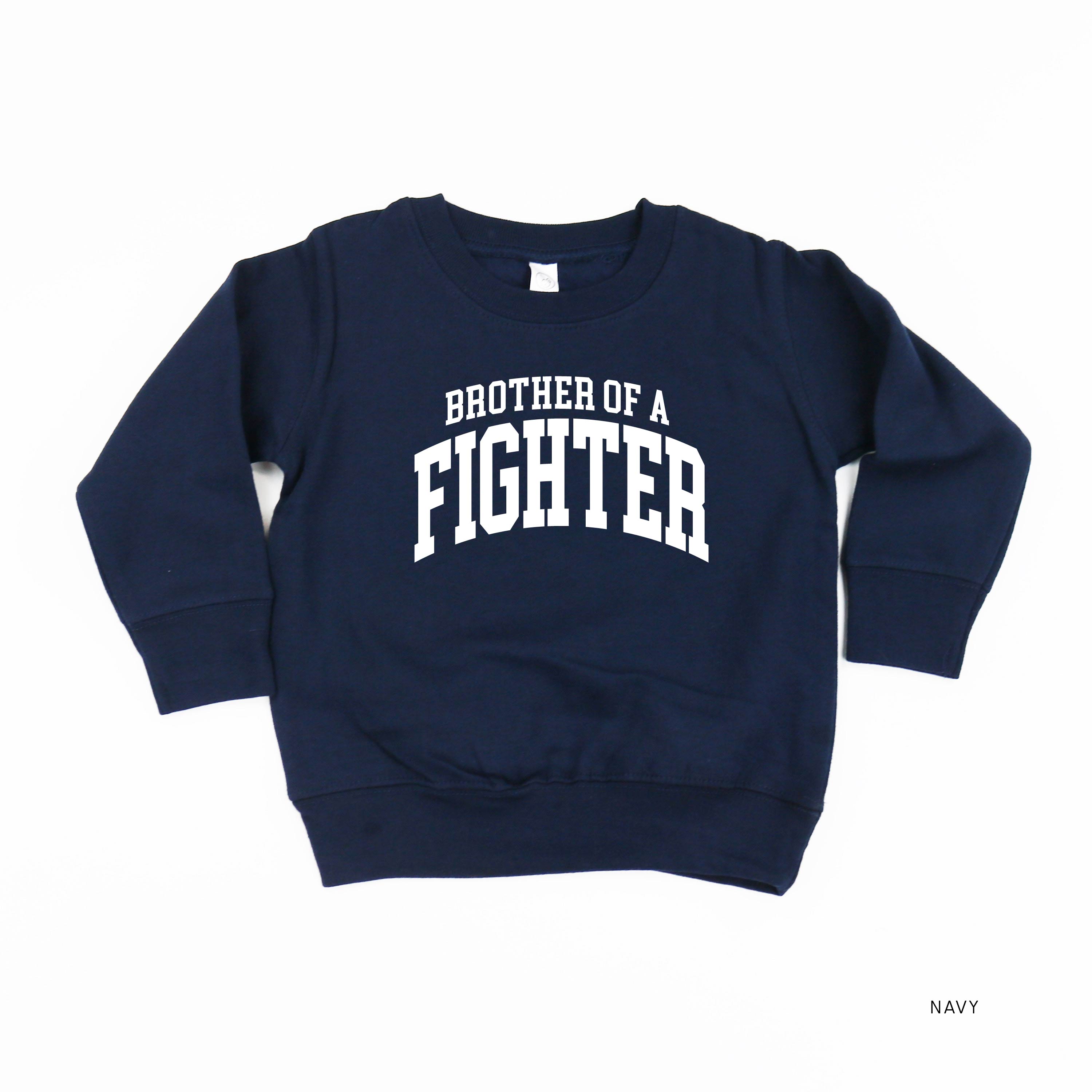 Brother of a Fighter - Varsity - Child Sweater
