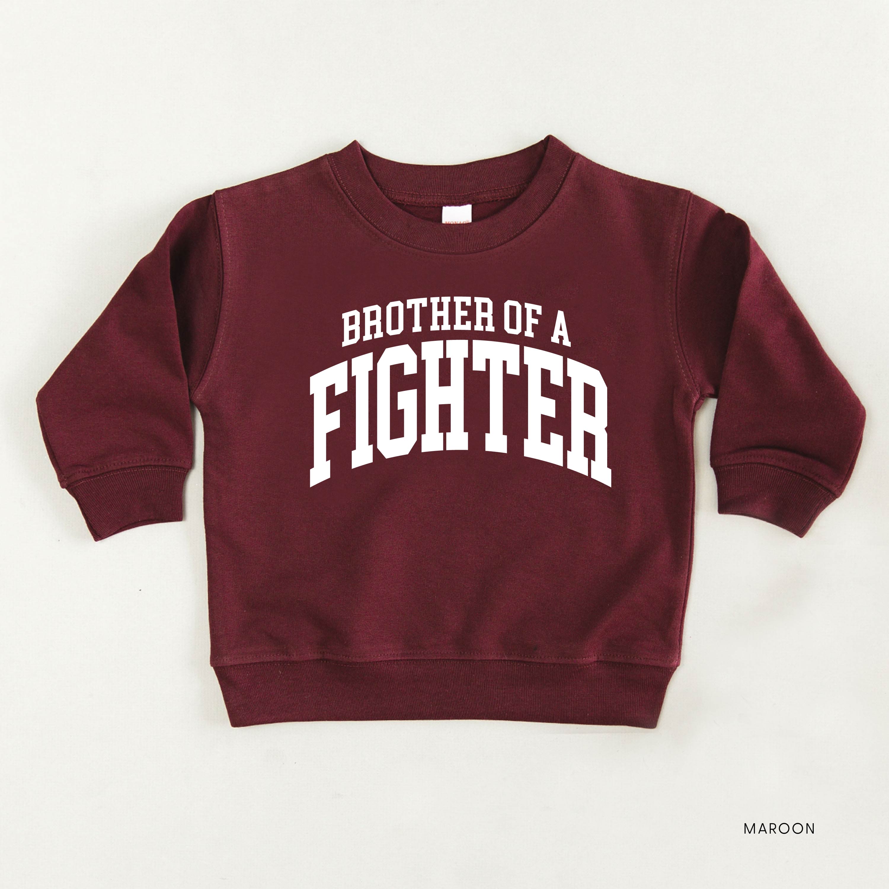 Brother of a Fighter - Varsity - Child Sweater