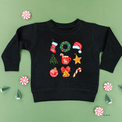 Classic Watercolor Christmas - Child Sweater Little Mama Shirt Shop
