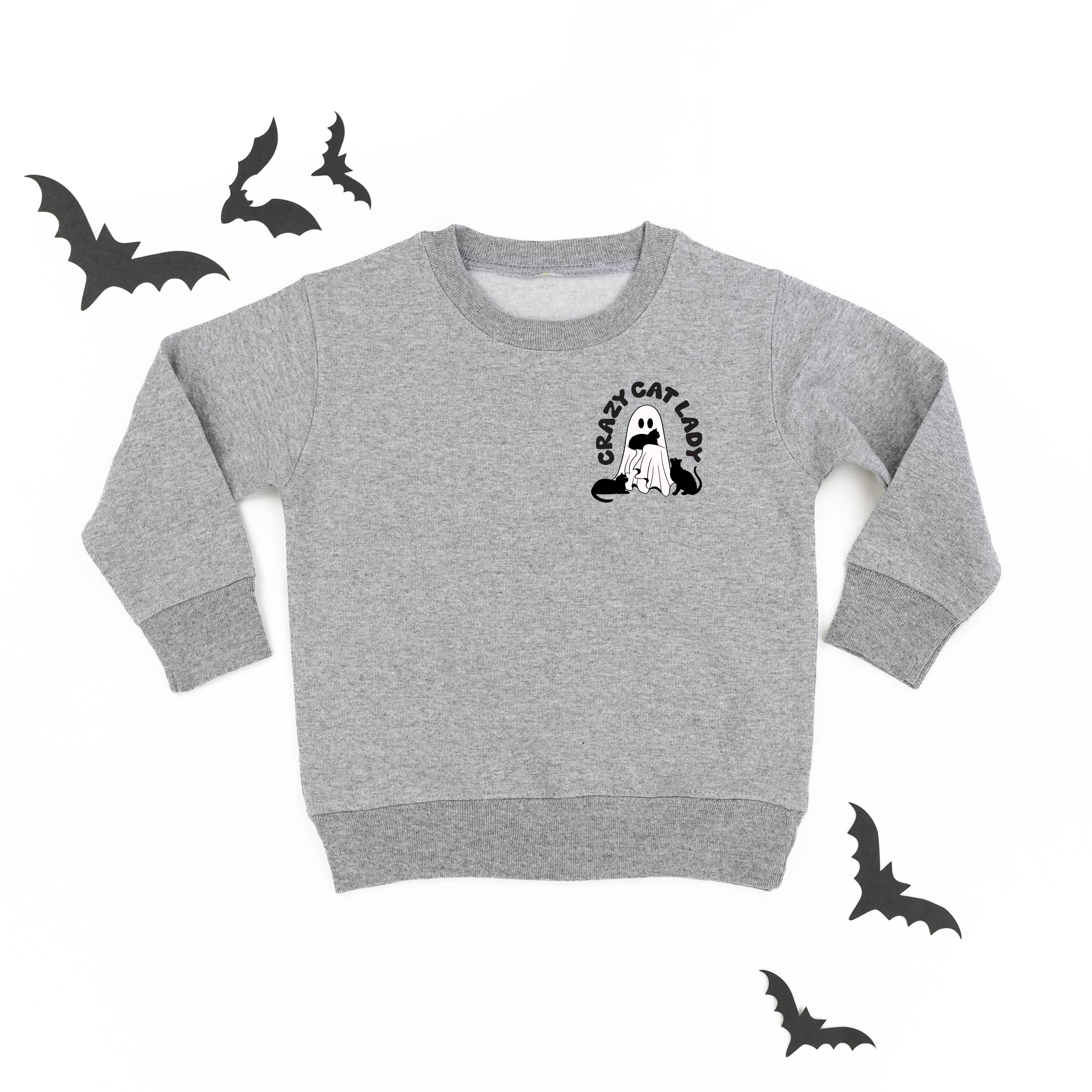 Crazy Cat Lady - POCKET DESIGN - Child Sweater Little Mama Shirt Shop