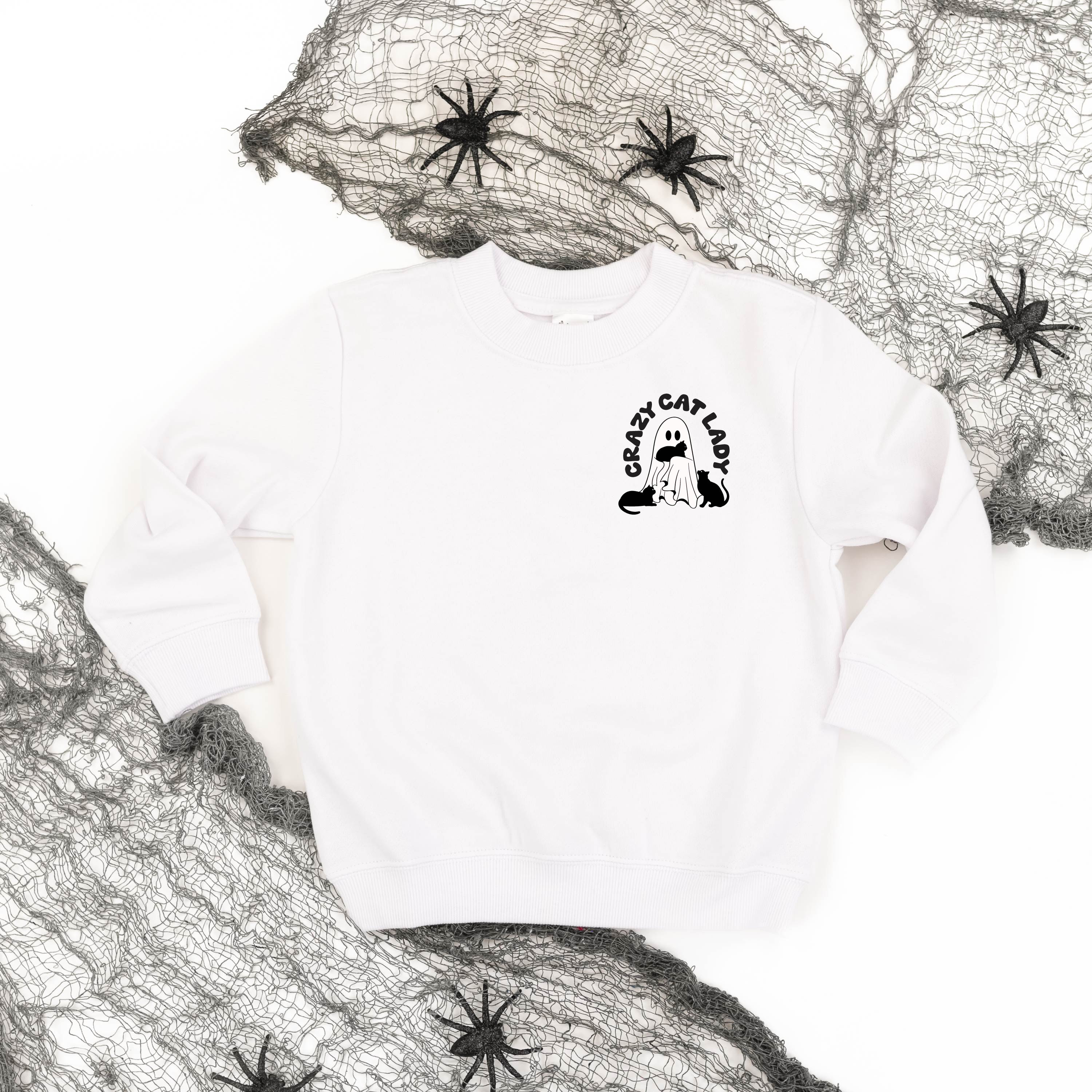 Crazy Cat Lady - POCKET DESIGN - Child Sweater Little Mama Shirt Shop
