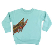 Cutthroat Trout - Hand Drawn - Child Sweater Little Mama Shirt Shop