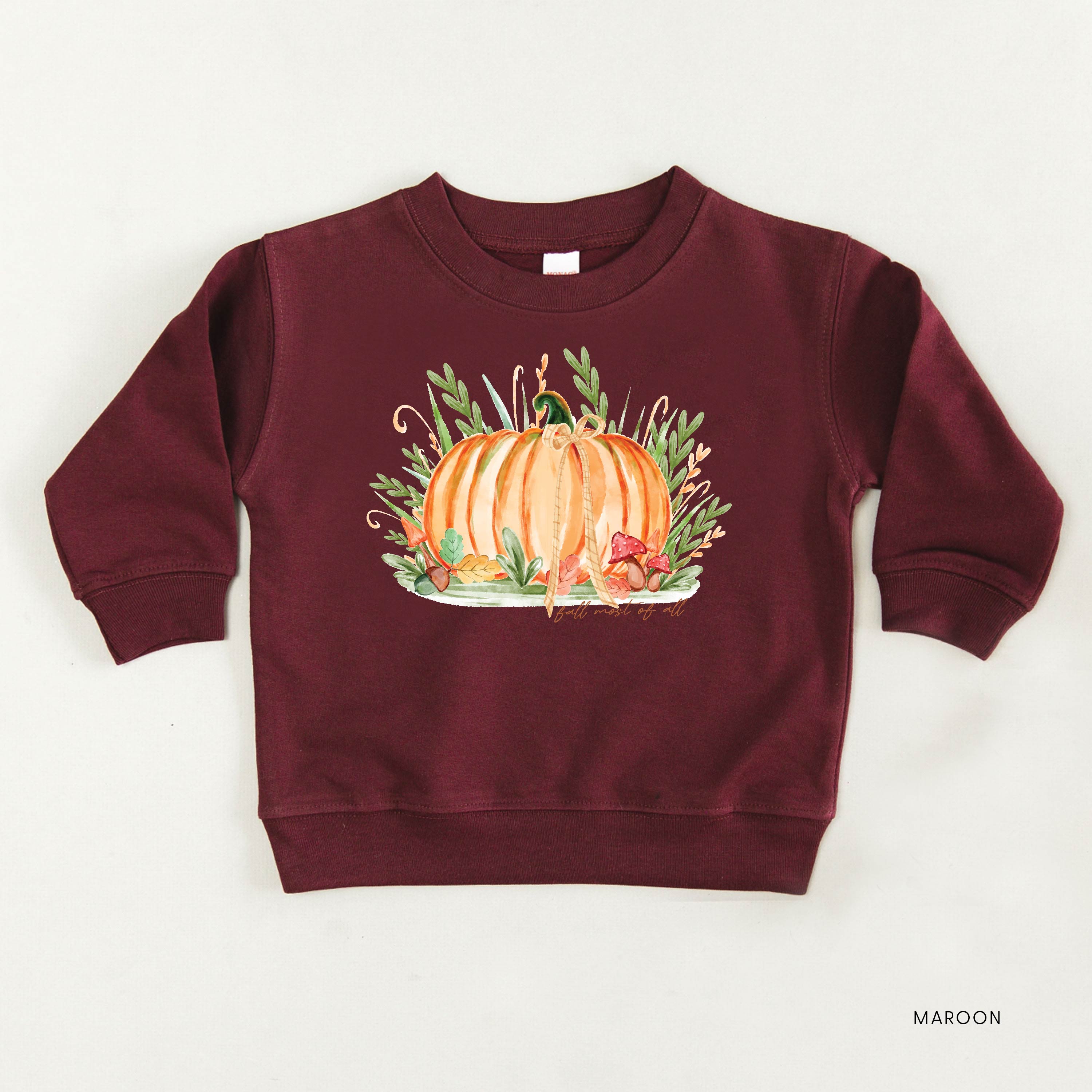 Fall Most of All - Child Sweater Little Mama Shirt Shop