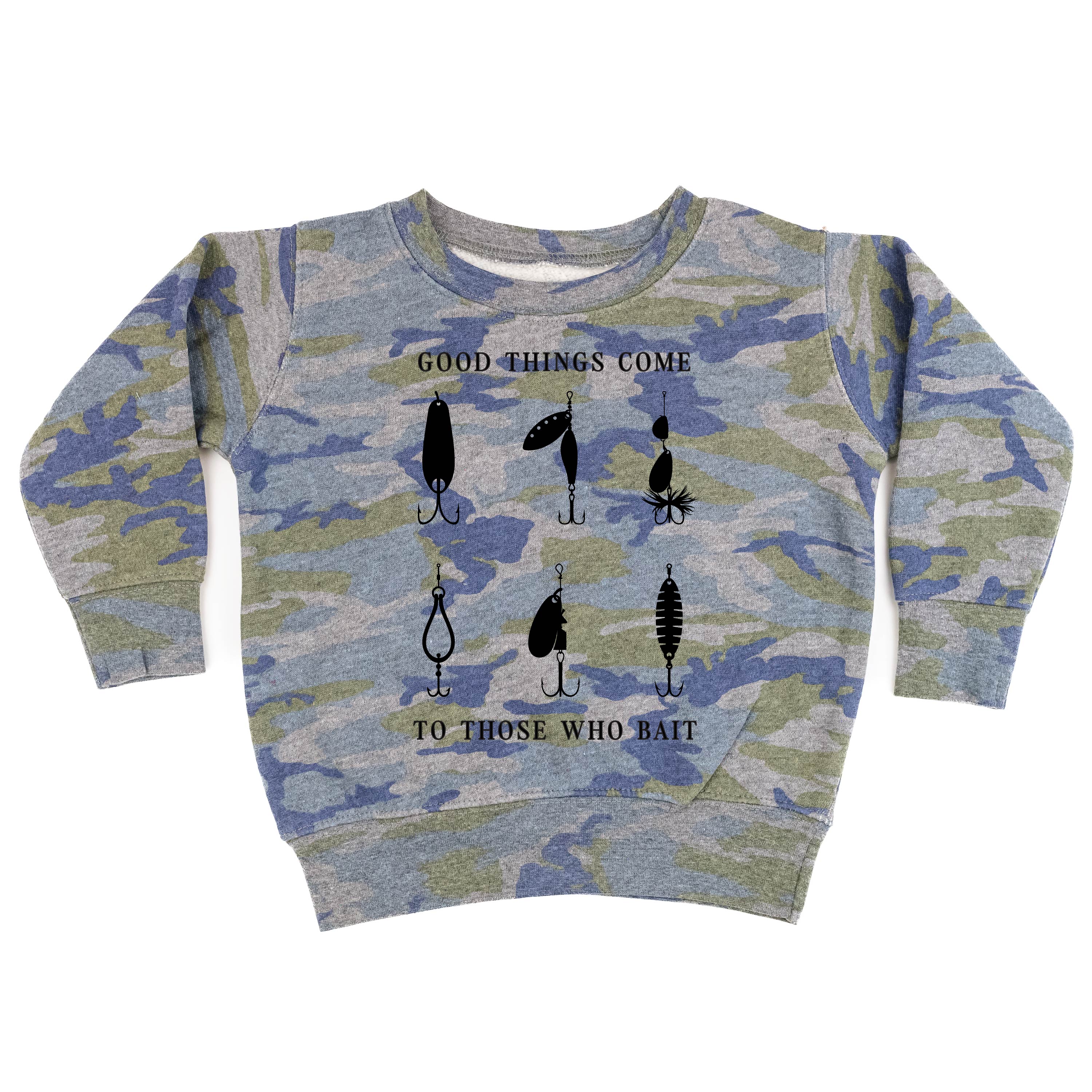 Good Things Come to Those Who Bait - Child Sweater Little Mama Shirt Shop