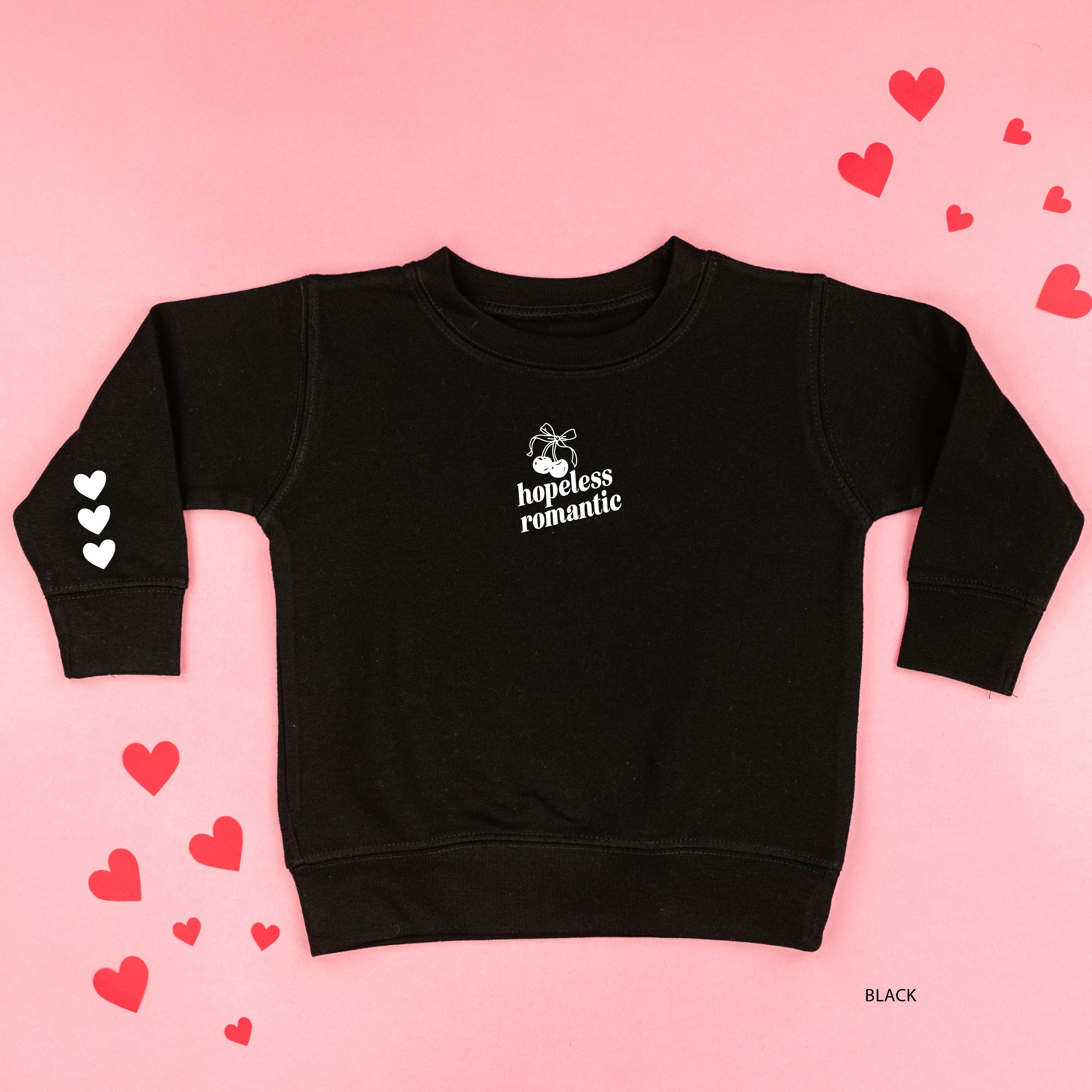 Hopeless Romantic (center&sd) - Child Sweater Little Mama Shirt Shop