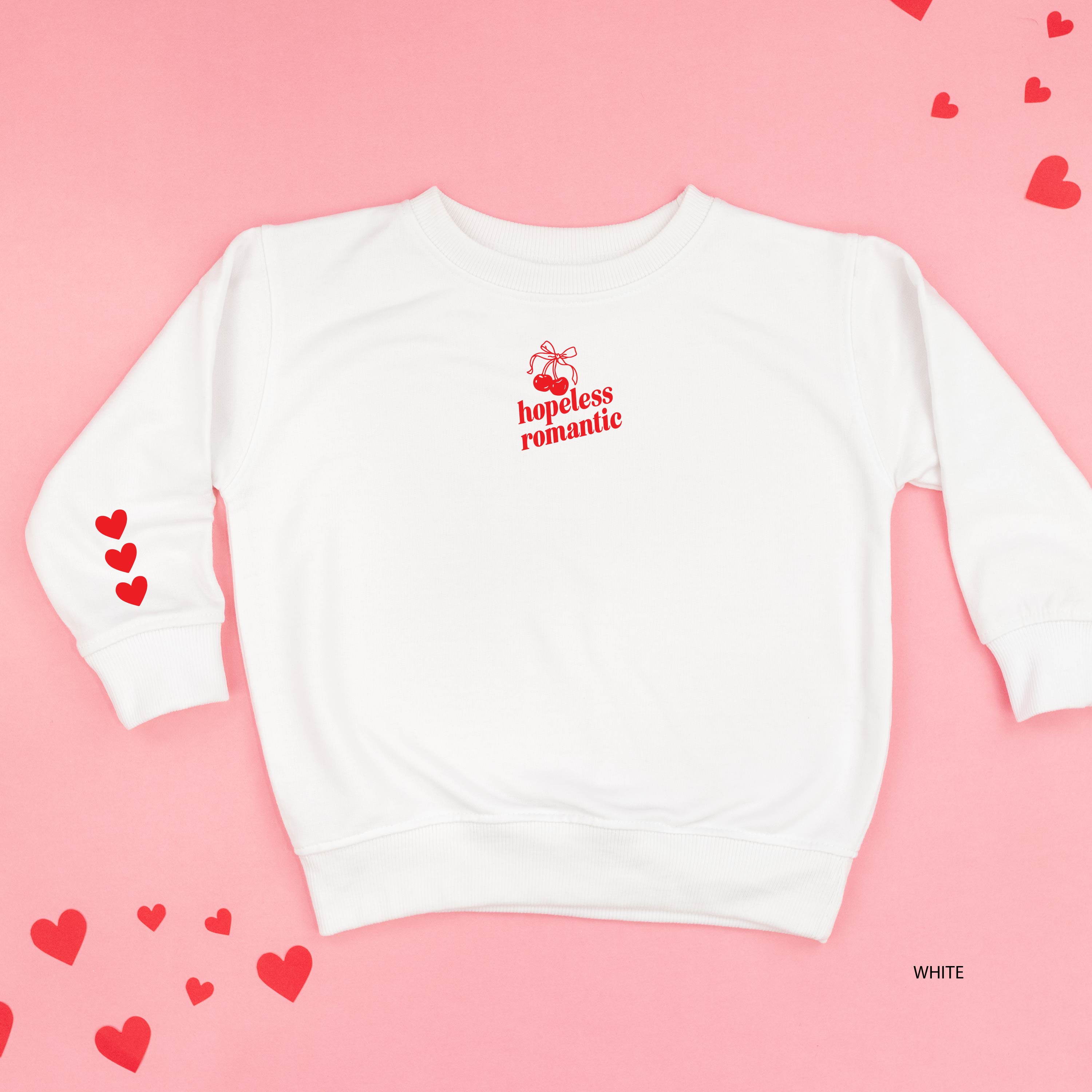 Hopeless Romantic (center&sd) - Child Sweater Little Mama Shirt Shop