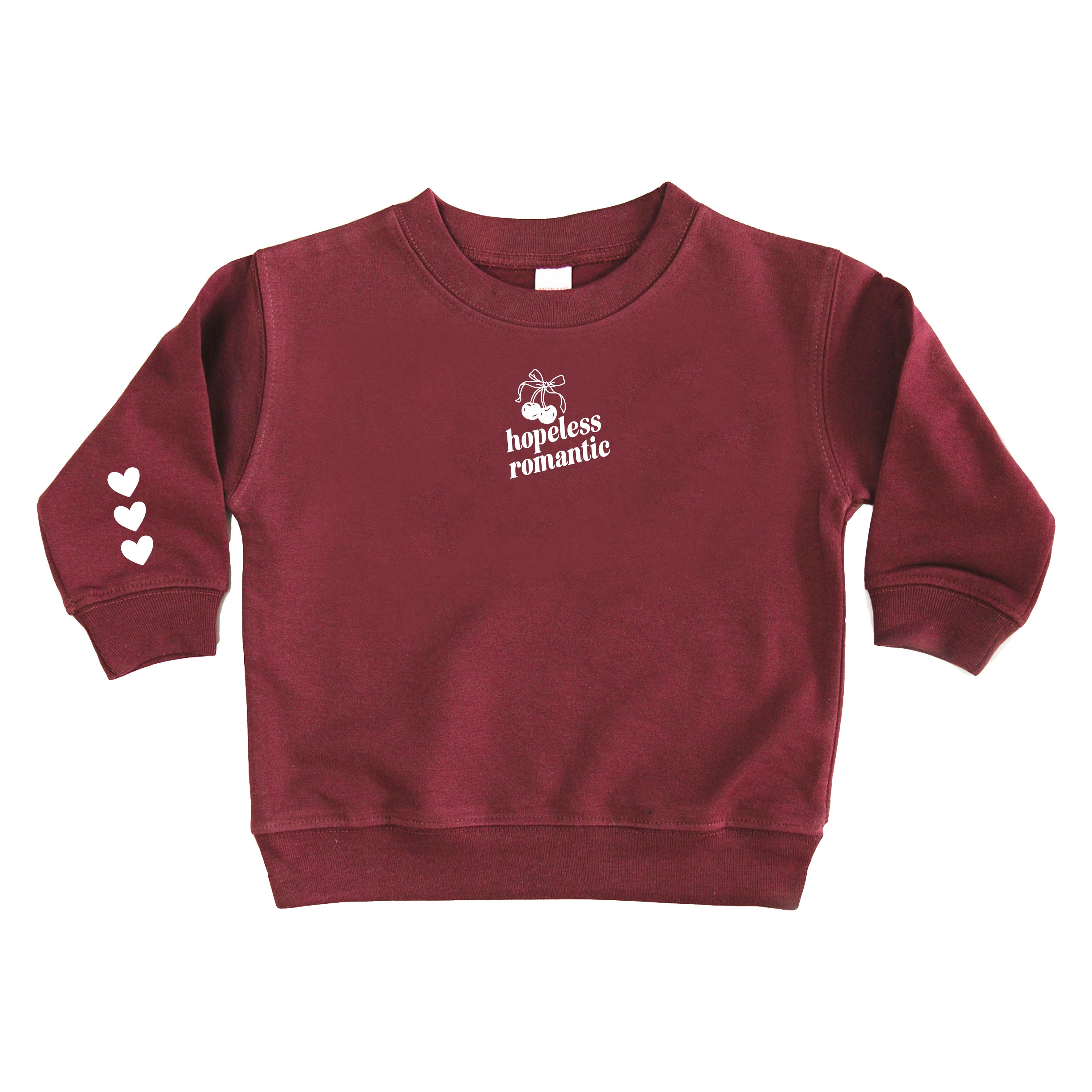 Hopeless Romantic (center&sd) - Child Sweater Little Mama Shirt Shop