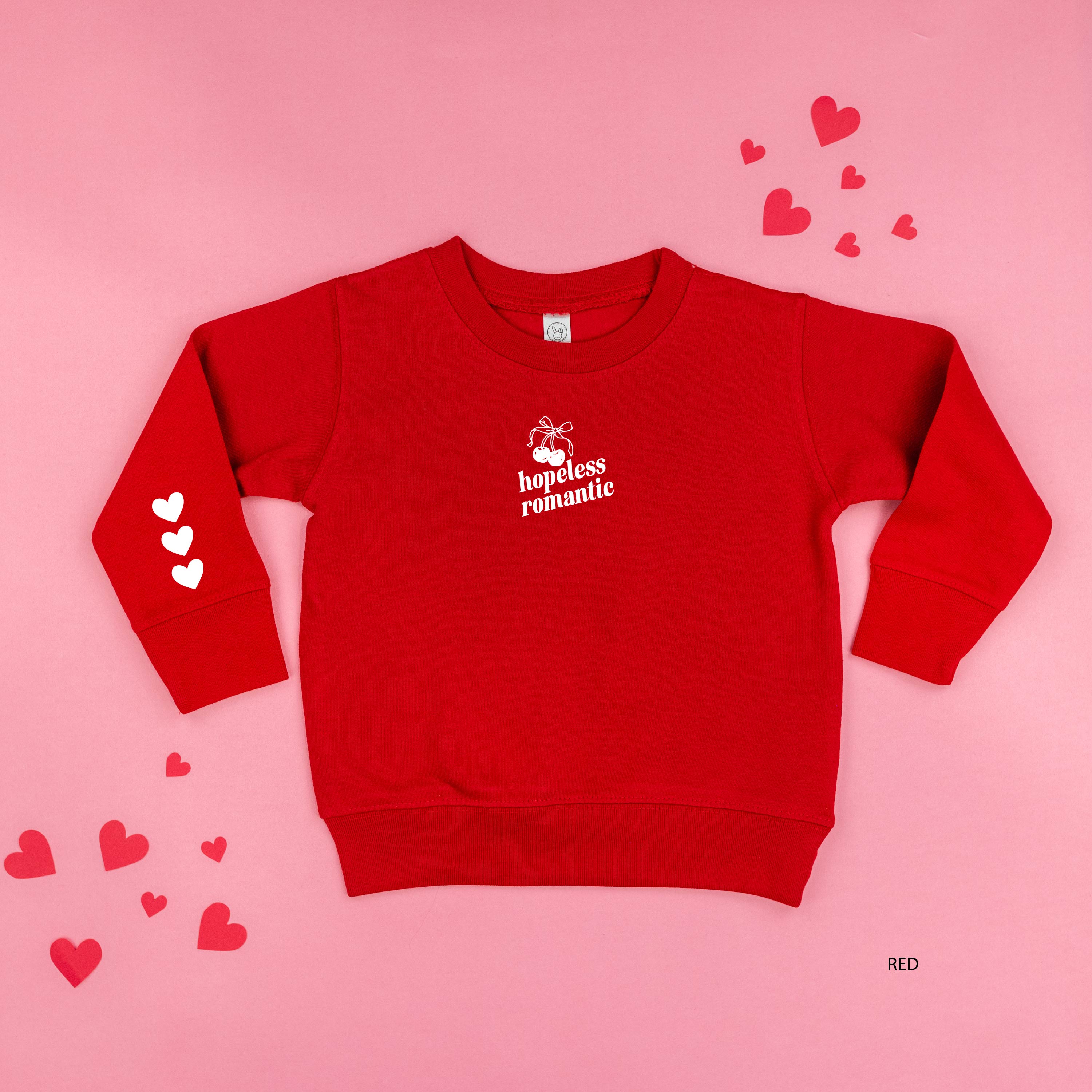 Hopeless Romantic (center&sd) - Child Sweater Little Mama Shirt Shop