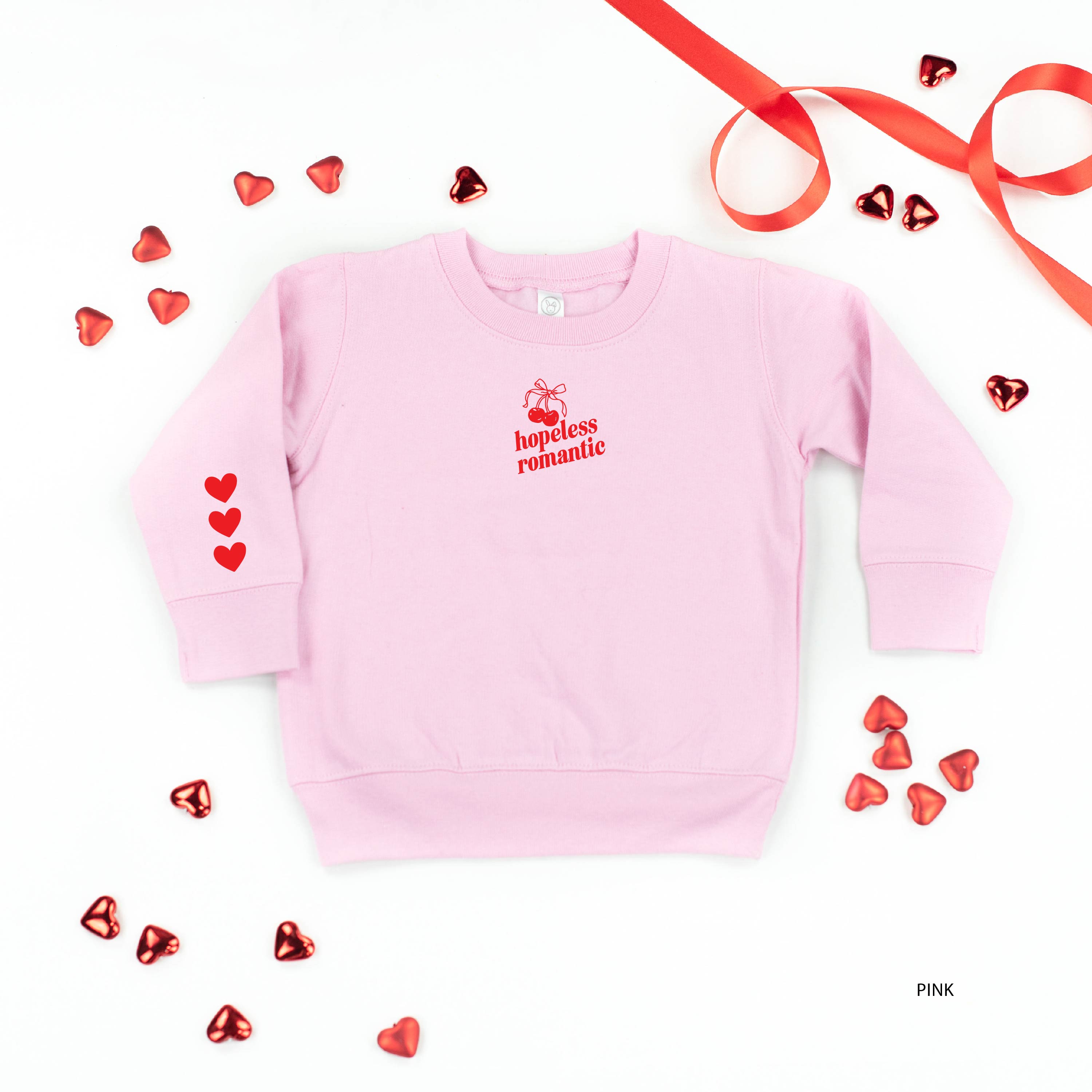 Hopeless Romantic (center&sd) - Child Sweater Little Mama Shirt Shop