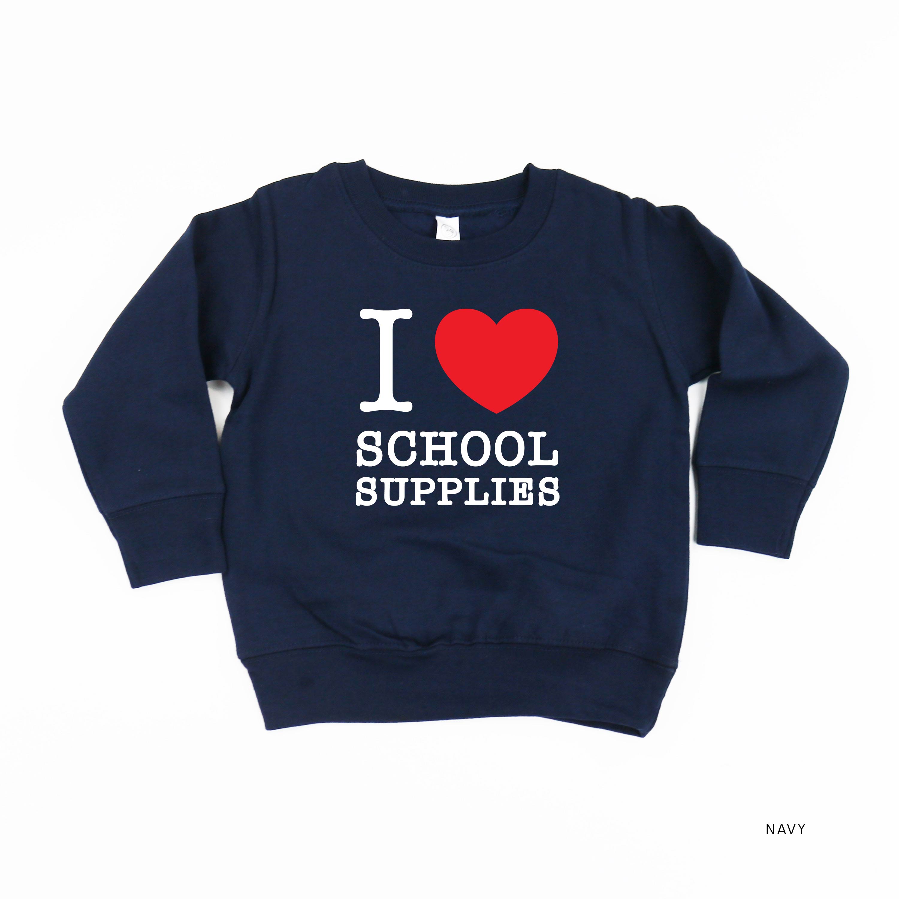 I ♥ School Supplies - Child Sweater Little Mama Shirt Shop