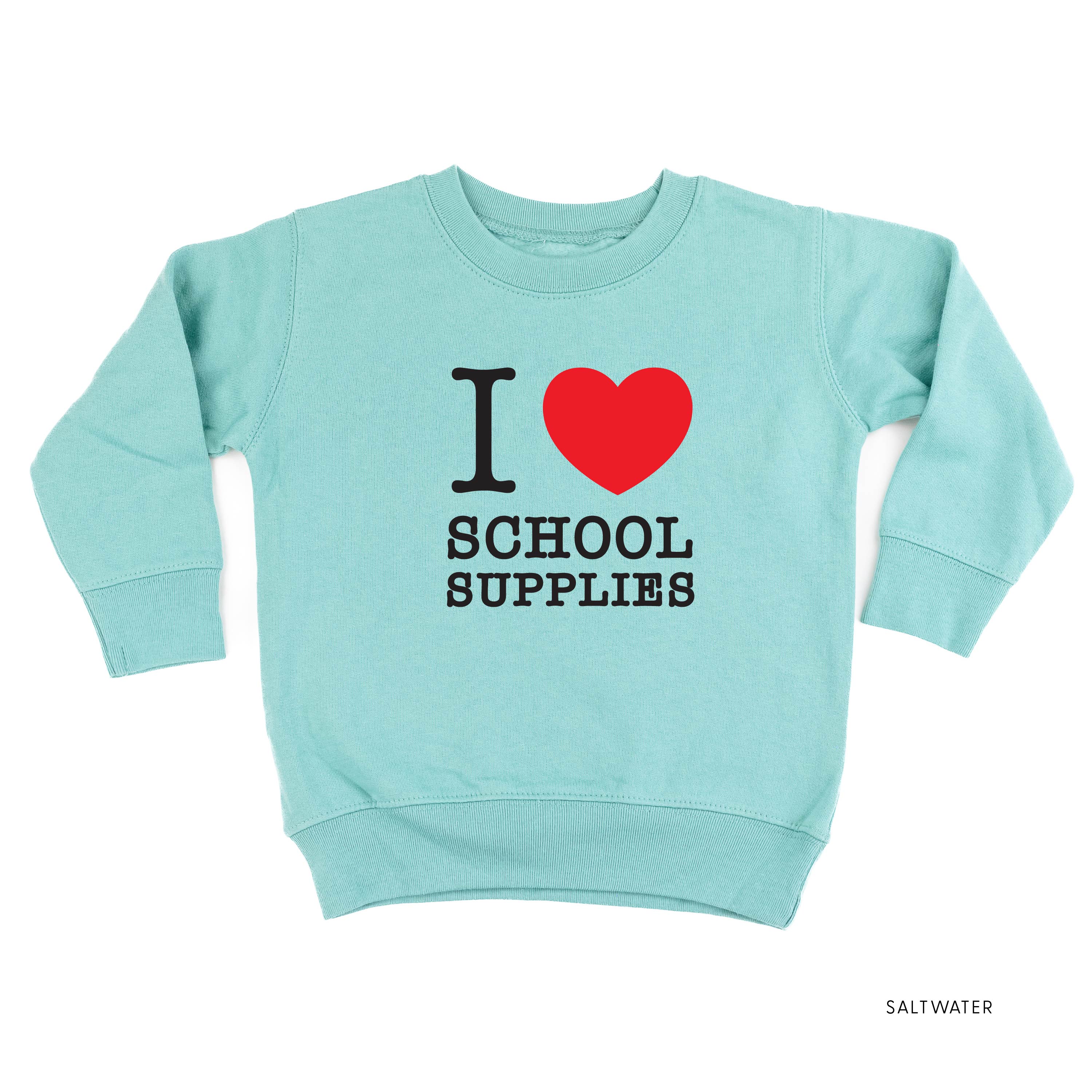 I ♥ School Supplies - Child Sweater Little Mama Shirt Shop