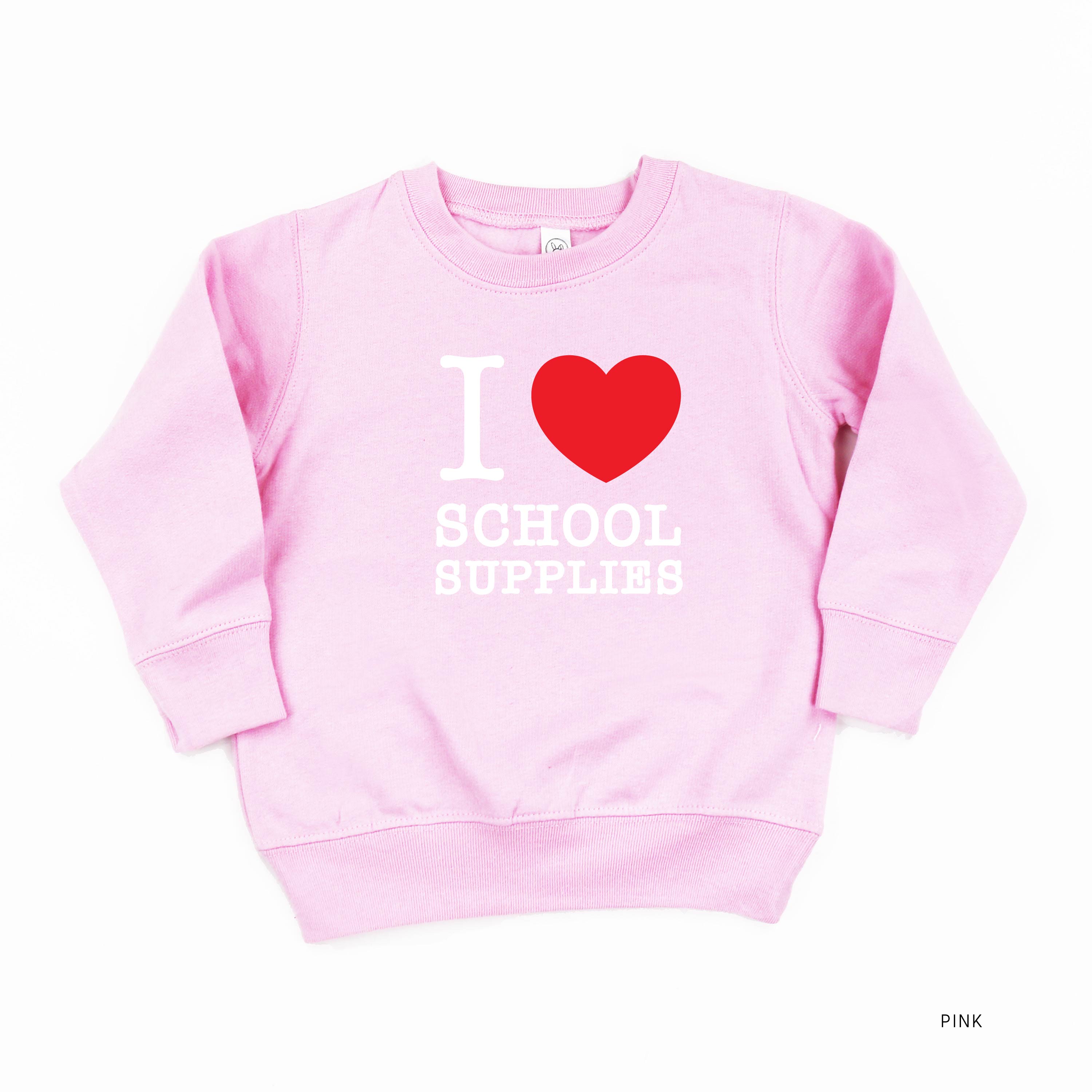 I ♥ School Supplies - Child Sweater Little Mama Shirt Shop