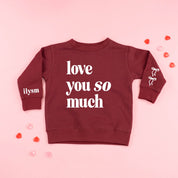 Love You So Much - ILYSM (w&sd) - Child Sweater Little Mama Shirt Shop