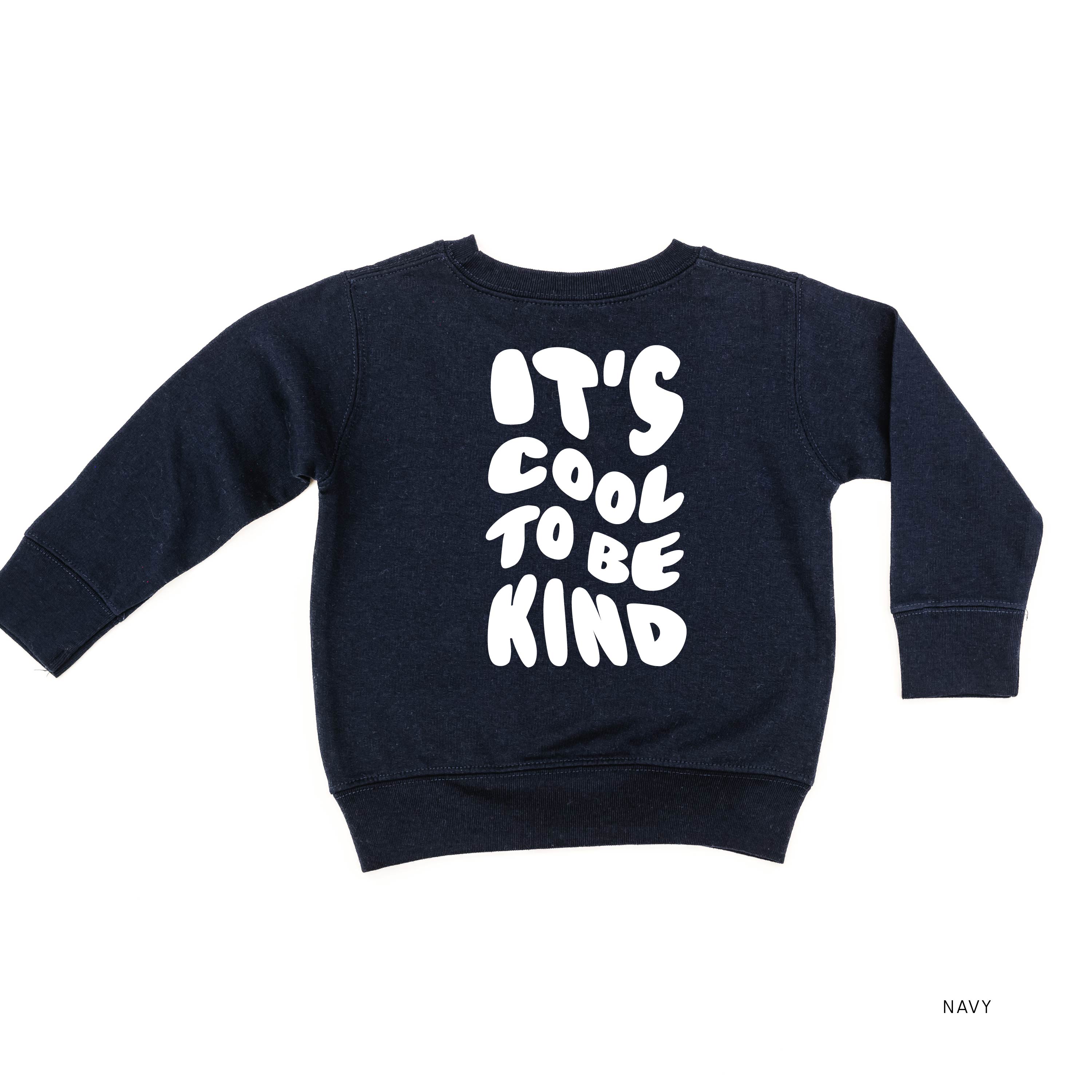 Be Kind Bruh - It's Cool to Be Kind (pf & b) - Child Sweater Little Mama Shirt Shop