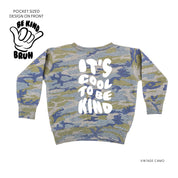 Be Kind Bruh - It's Cool to Be Kind (pf & b) - Child Sweater Little Mama Shirt Shop