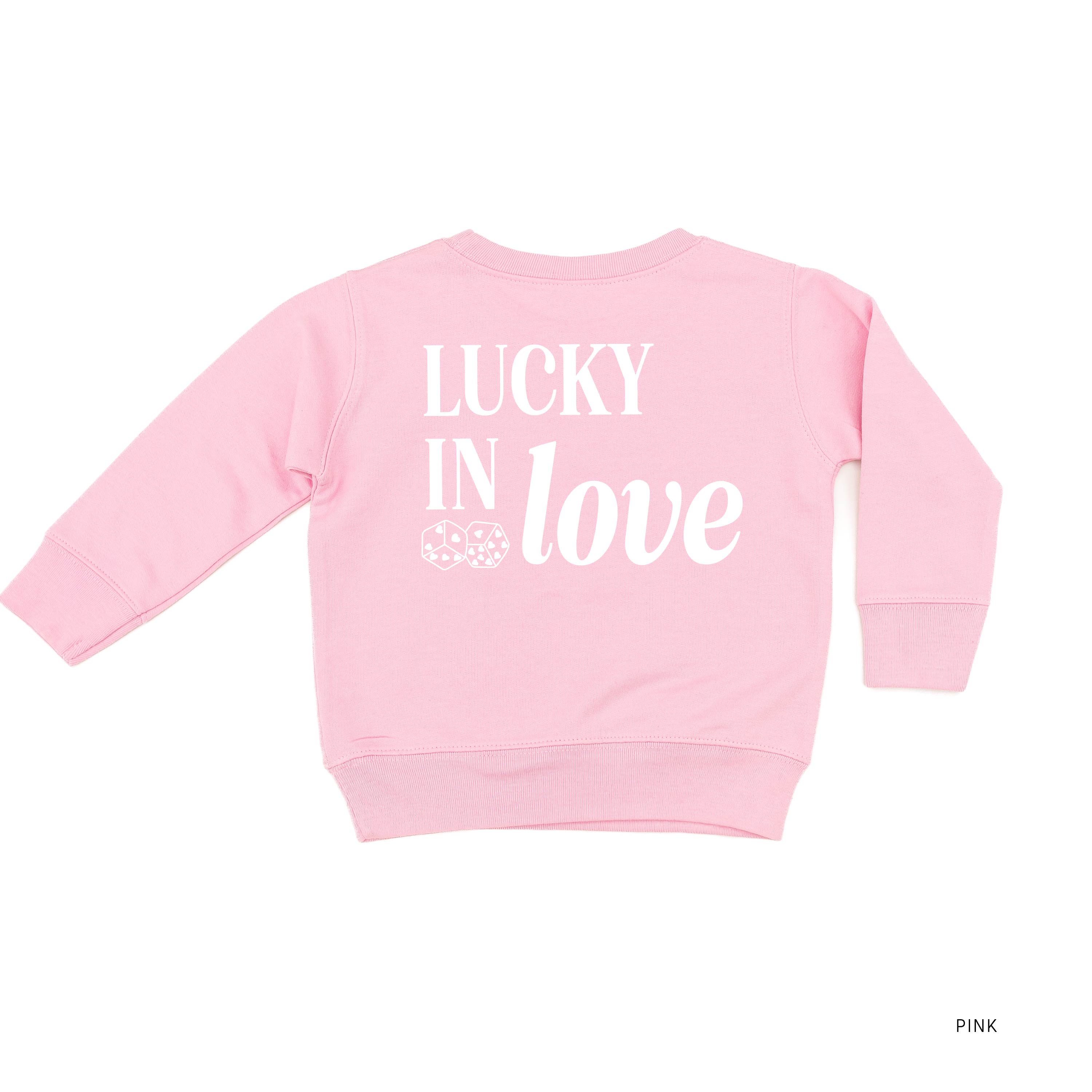 Lucky In Love - Dice (center & hd & b) - Child Sweater Little Mama Shirt Shop