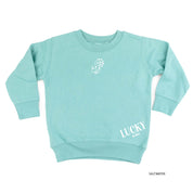 Lucky In Love - Dice (center & hd & b) - Child Sweater Little Mama Shirt Shop