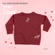 Lucky In Love - Dice (center & hd & b) - Child Sweater Little Mama Shirt Shop