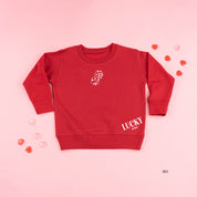 Lucky In Love - Dice (center & hd & b) - Child Sweater Little Mama Shirt Shop