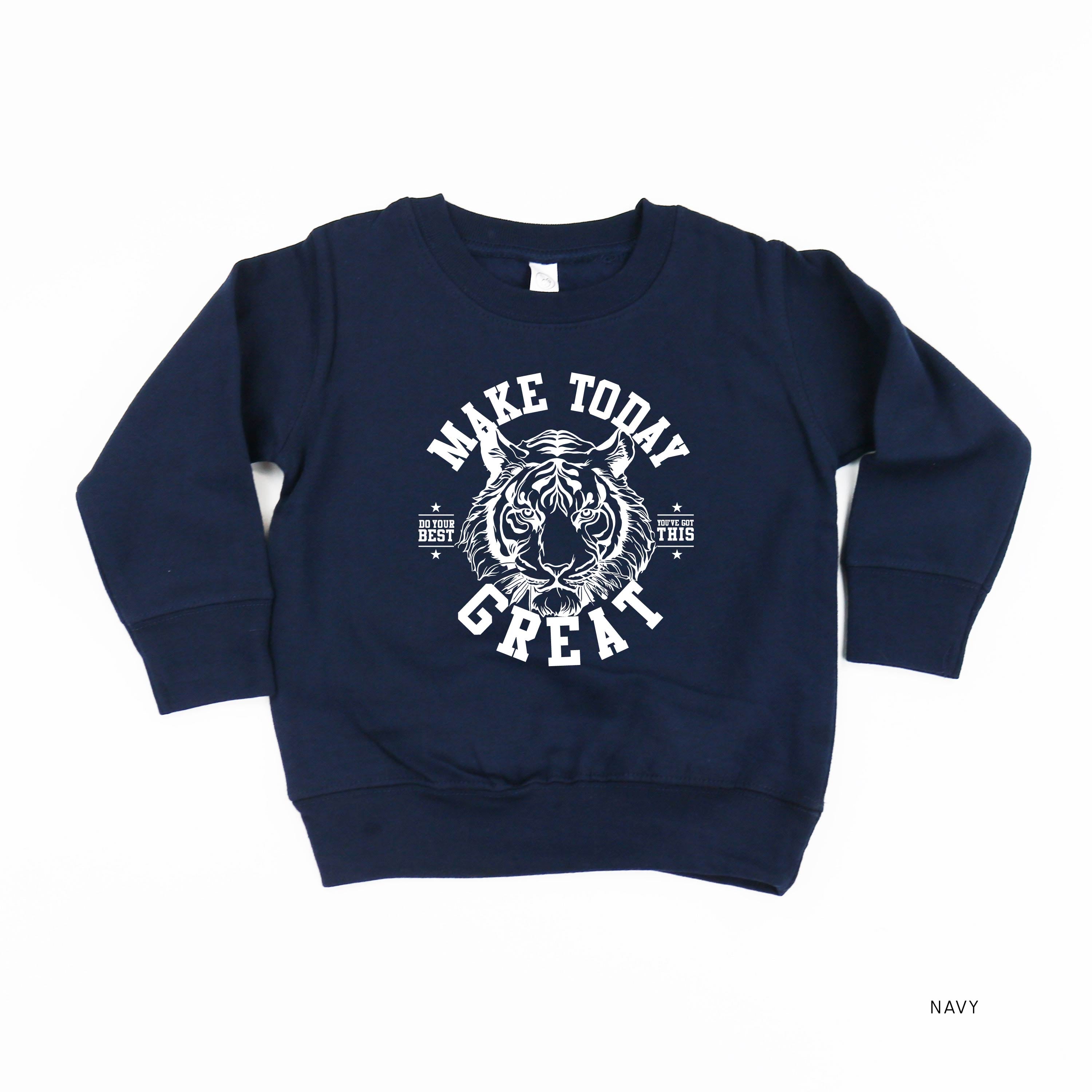 Make Today Great - TIGER - Child Sweater Little Mama Shirt Shop
