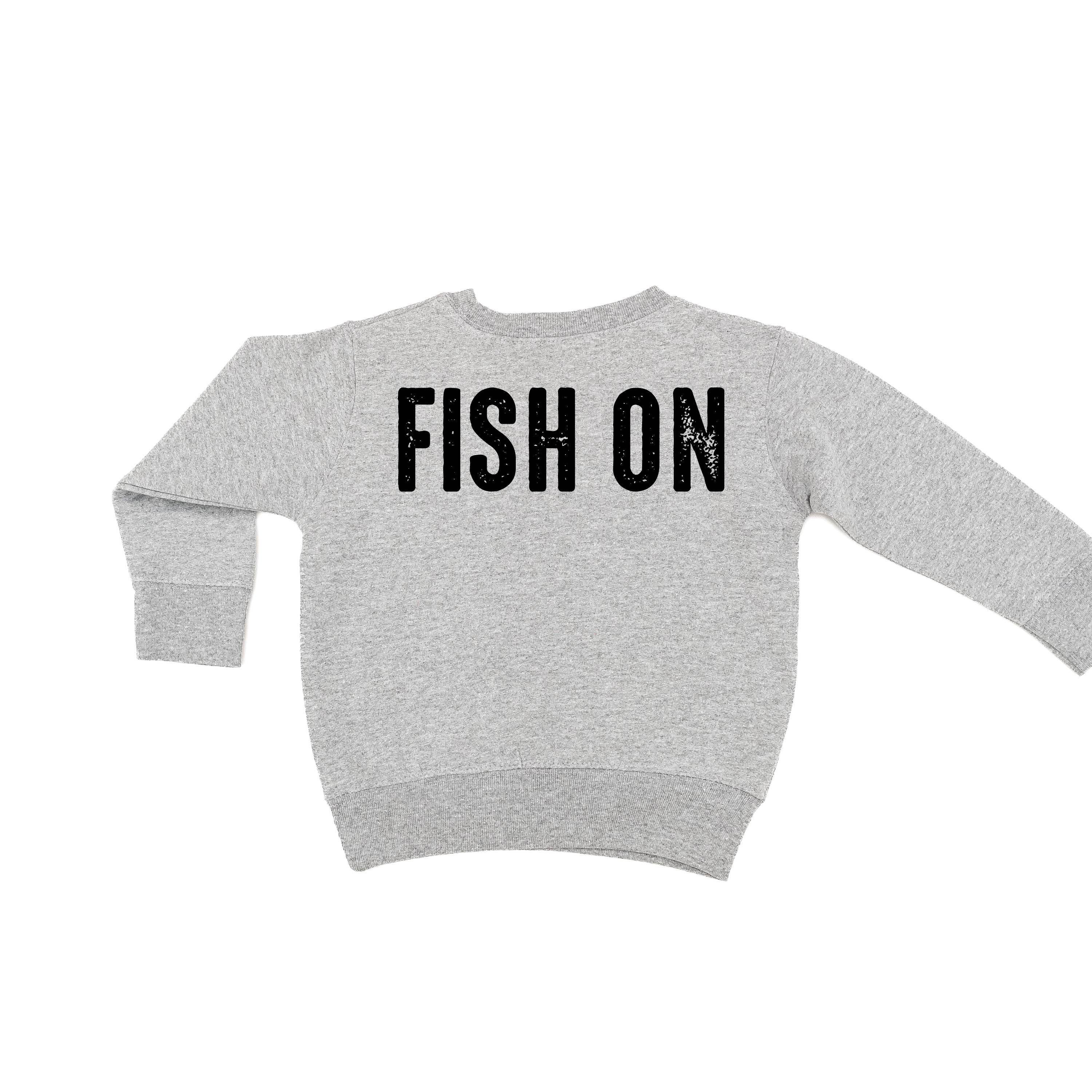 Mountain Fish & Pole - Fish On (pf&b) - Child Sweater Little Mama Shirt Shop