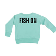 Mountain Fish & Pole - Fish On (pf&b) - Child Sweater Little Mama Shirt Shop