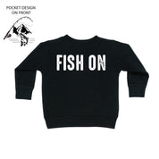 Mountain Fish & Pole - Fish On (pf&b) - Child Sweater Little Mama Shirt Shop