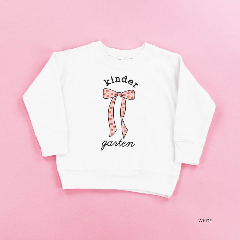 Back to School Bows - KINDERGARTEN - Child Sweater