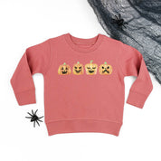 Watercolor Jack-o'-lanterns - Child Sweater Little Mama Shirt Shop