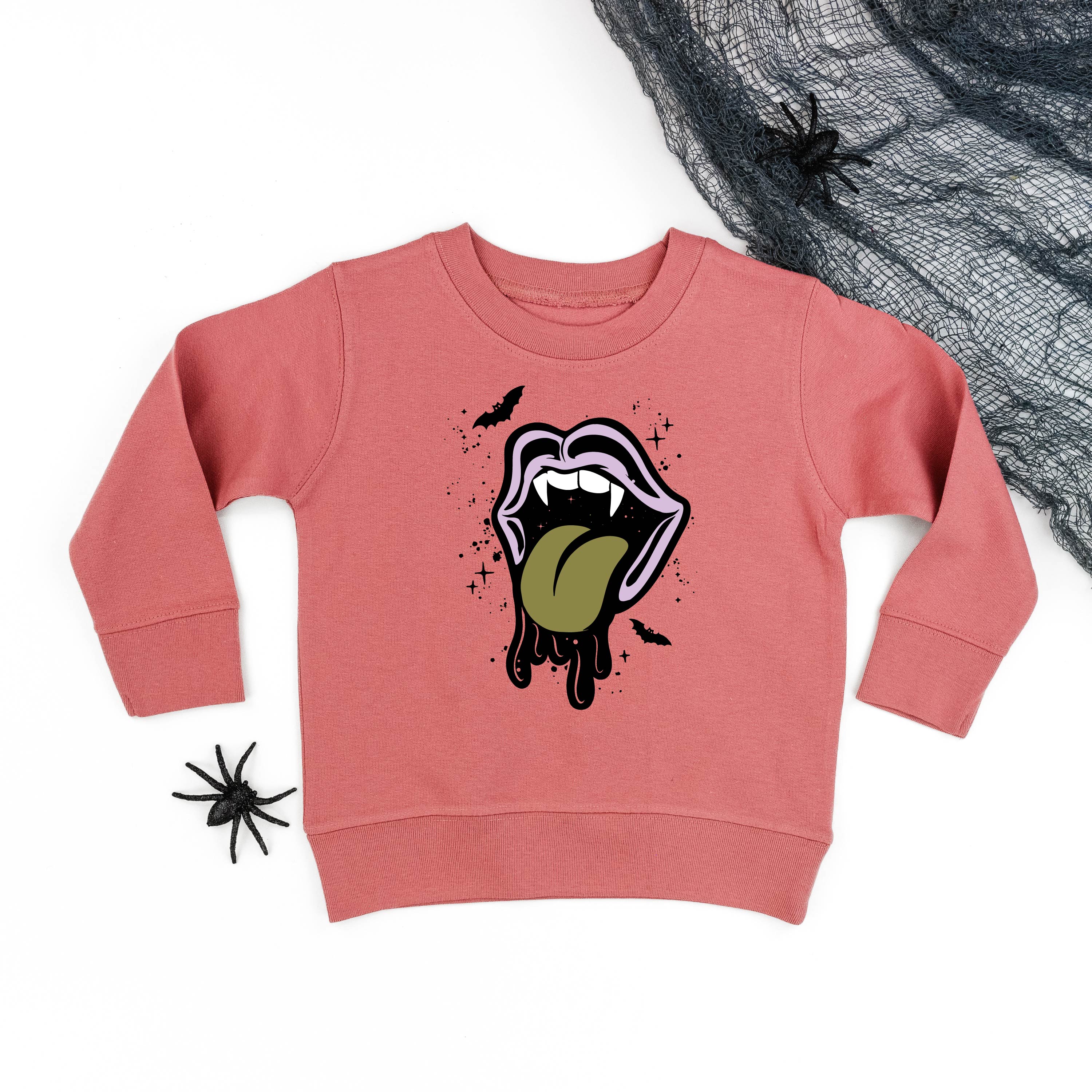 Vampire Drippy Mouth - Child Sweater Little Mama Shirt Shop