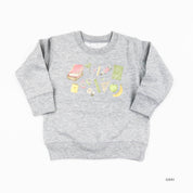 Watercolor School Supplies - Child Sweater Little Mama Shirt Shop