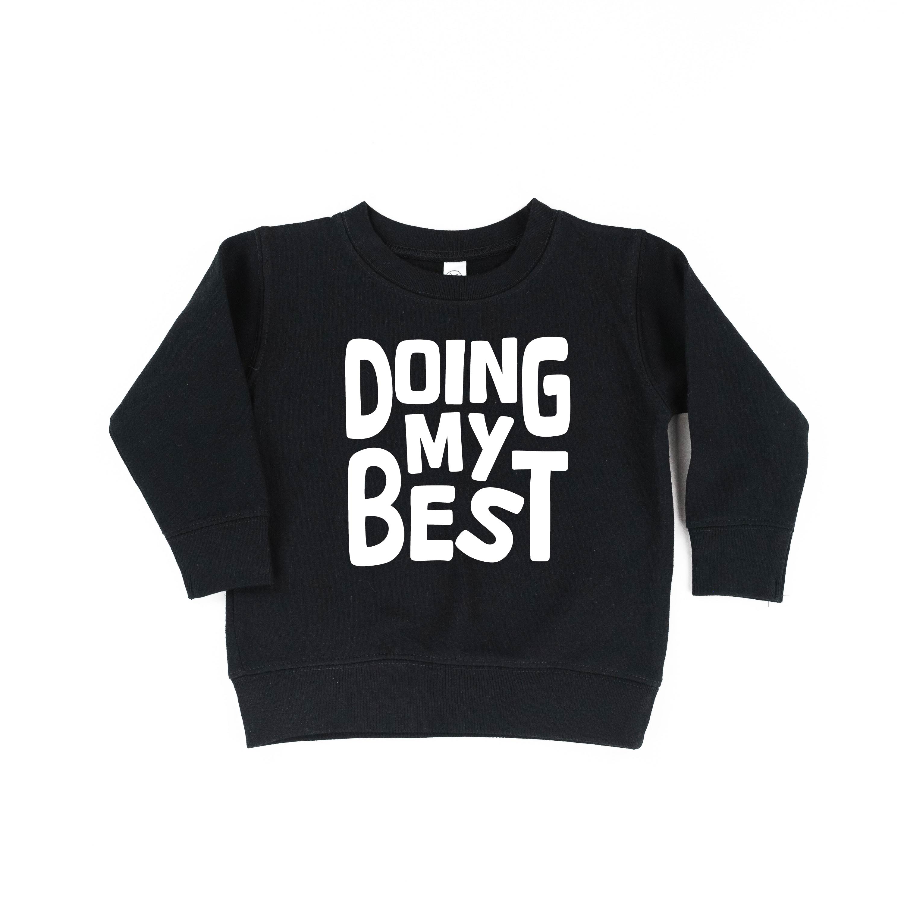 Doing My Best - Child Sweater Little Mama Shirt Shop