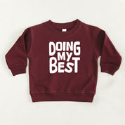 Doing My Best - Child Sweater Little Mama Shirt Shop