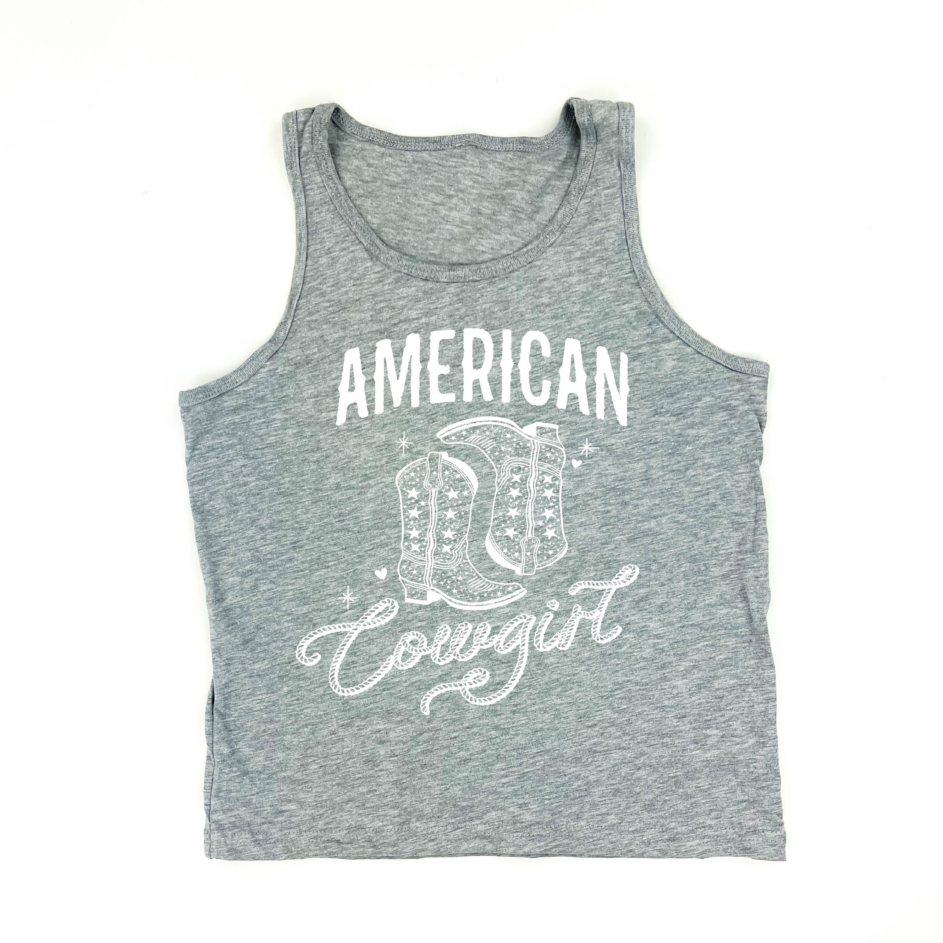 American Cowgirl - Child Jersey TANK Little Mama Shirt Shop