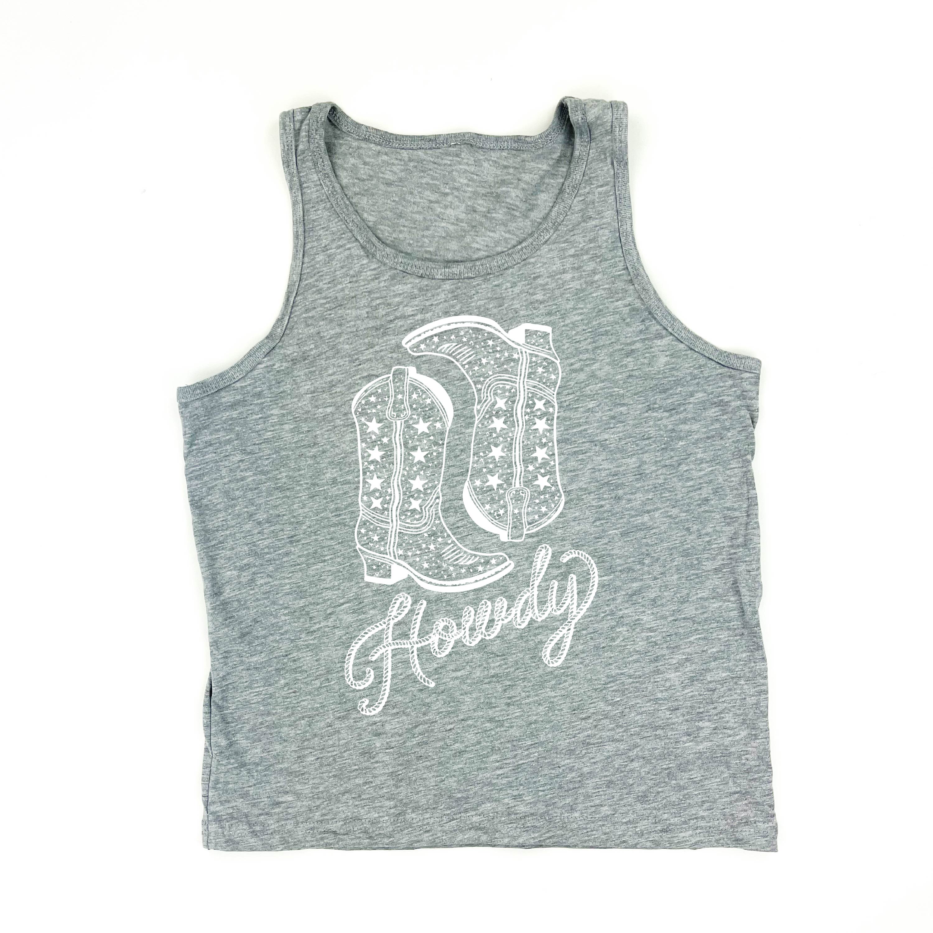  Cowboy Boots - Child Jersey TANK Little Mama Shirt Shop