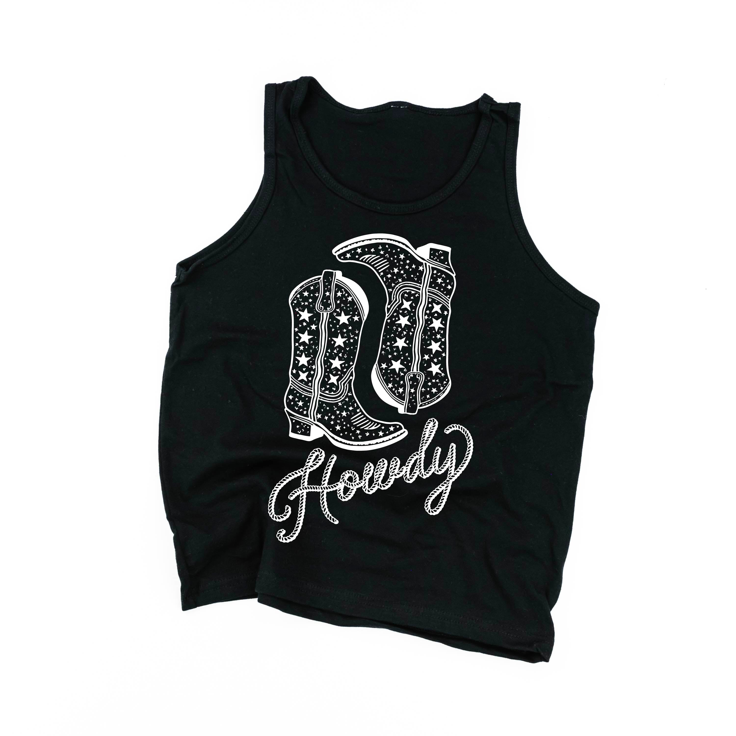  Cowboy Boots - Child Jersey TANK Little Mama Shirt Shop