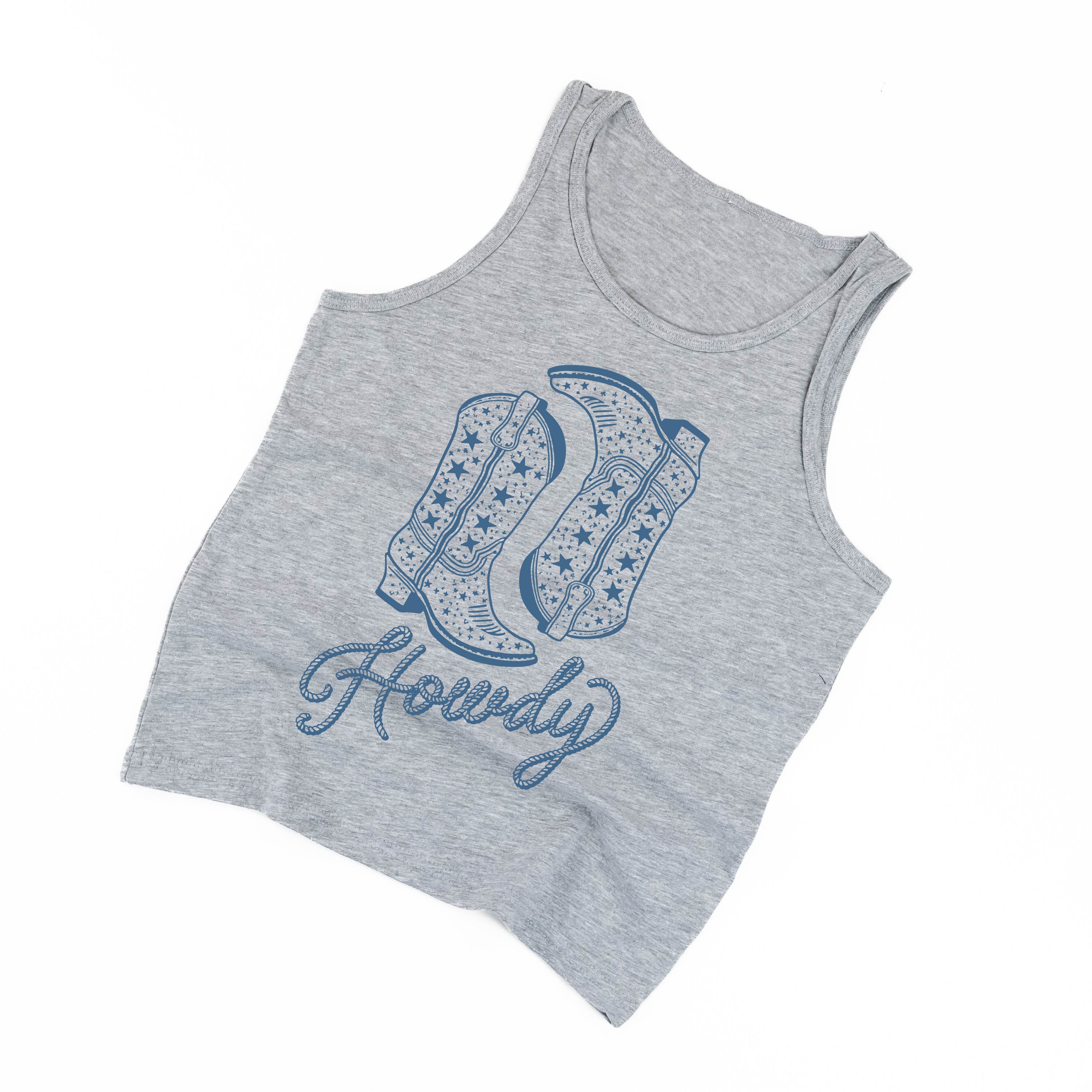  Cowboy Boots - Child Jersey TANK Little Mama Shirt Shop