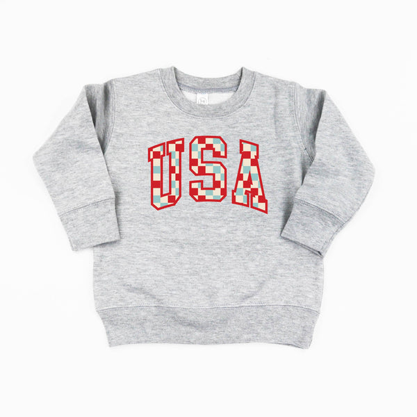 Checkered USA - Child Sweater