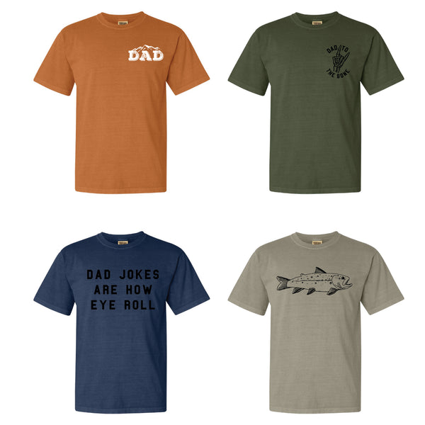 SHORT SLEEVE COMFORT COLORS TEE - MULTIPLE COLORS / DESIGNS TO CHOOSE FROM