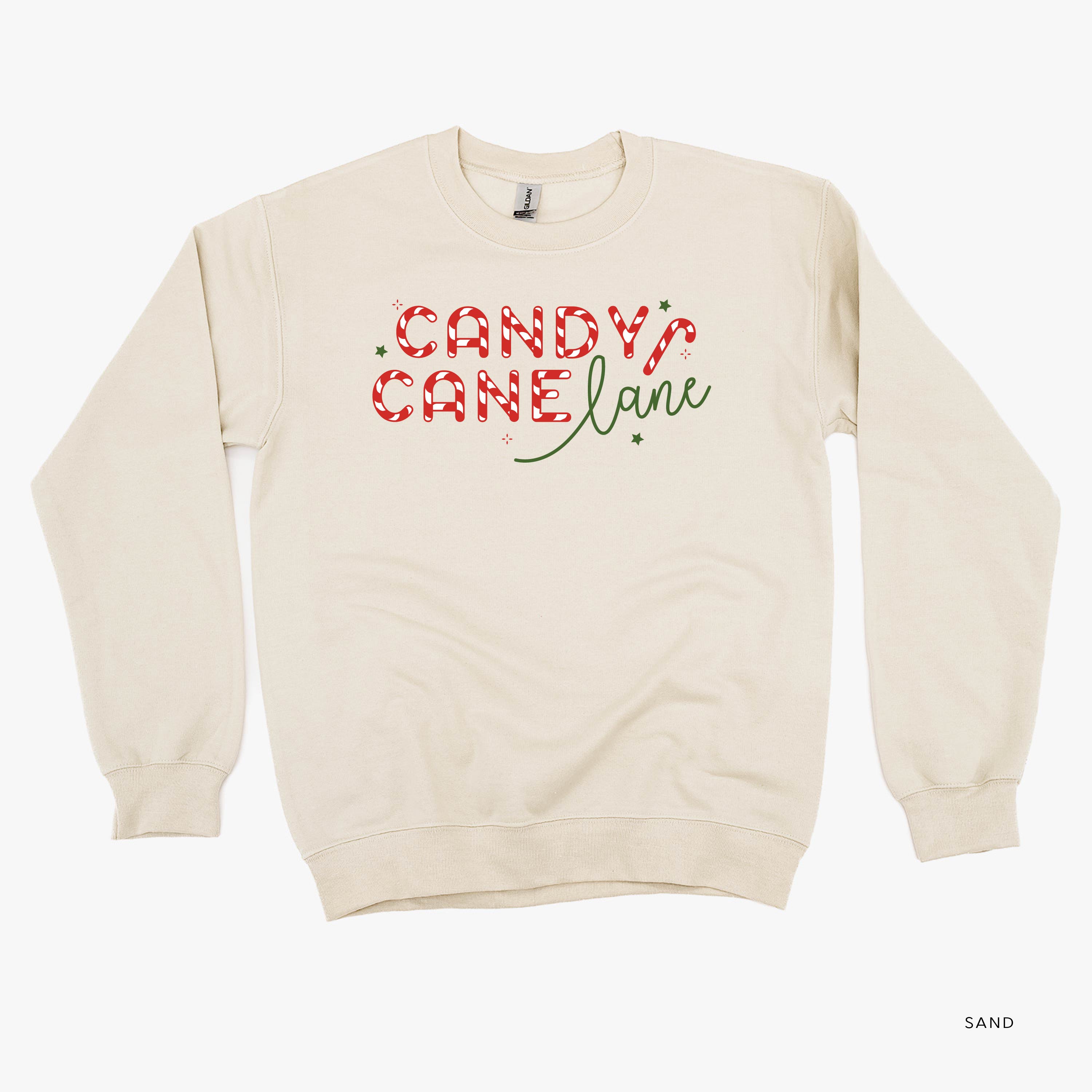 Candy Cane Lane - BASIC Fleece Little Mama Shirt Shop LLC