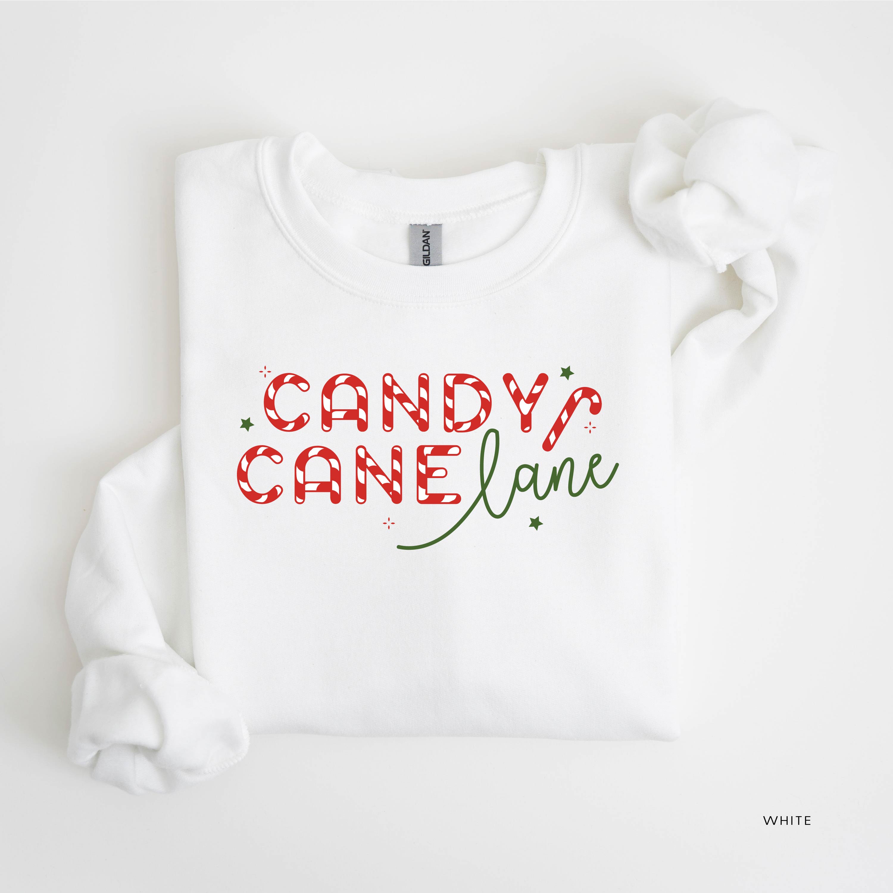 Candy Cane Lane - BASIC Fleece Little Mama Shirt Shop LLC